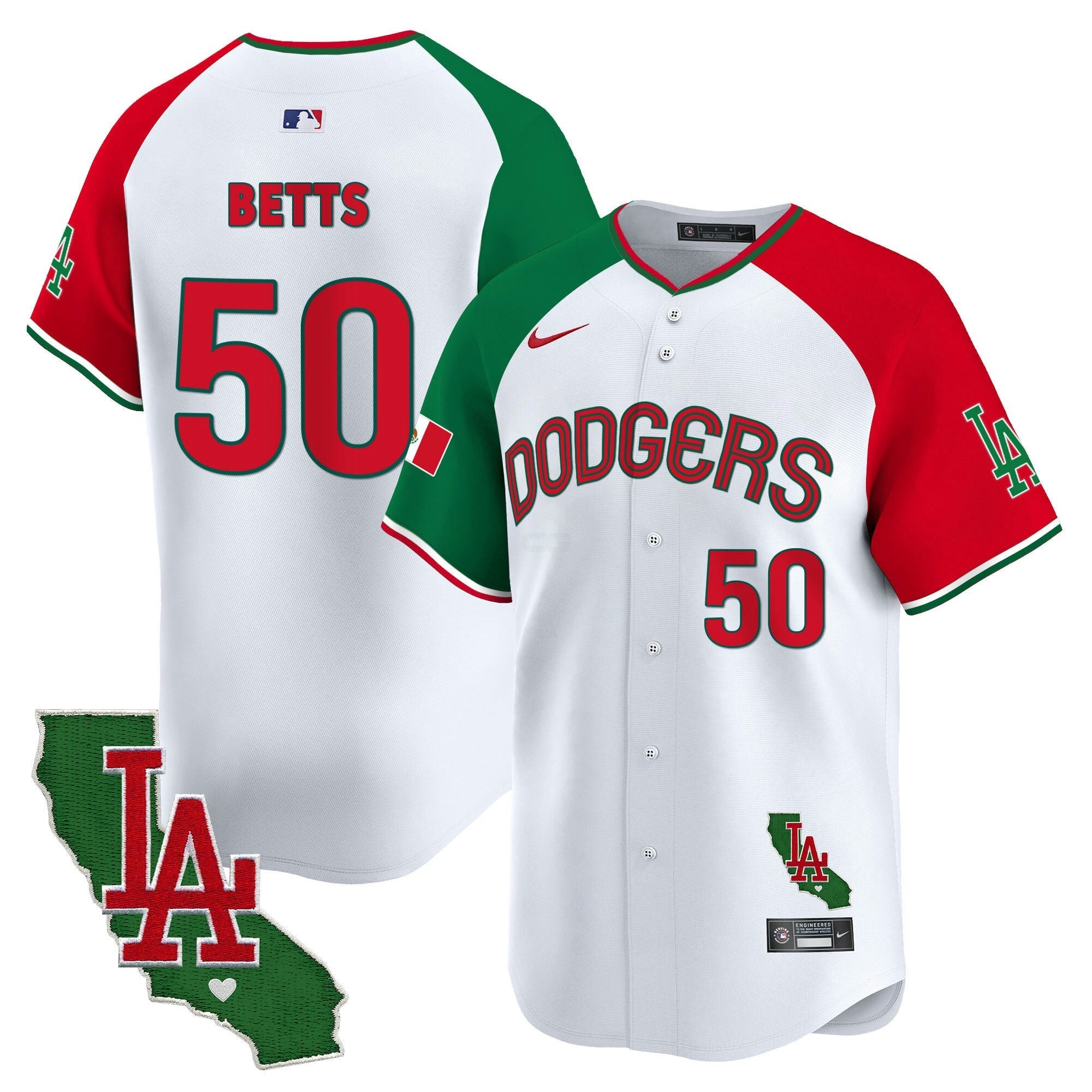 Camisa MLB Men’s Mexico California Patch Vapor Premier Limited Jersey V3