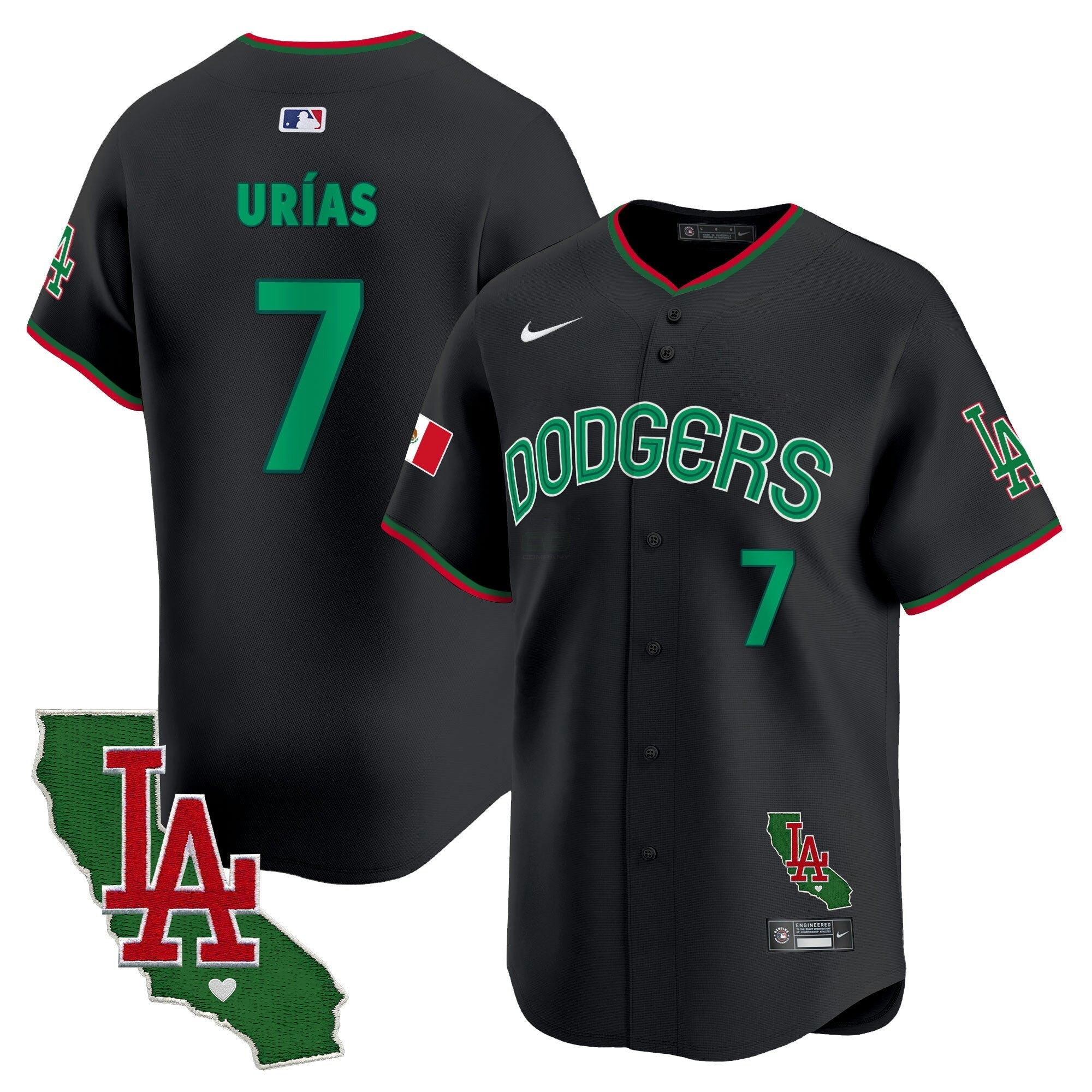 Camisa MLB Men’s Mexico California Patch Vapor Premier Limited Jersey V3