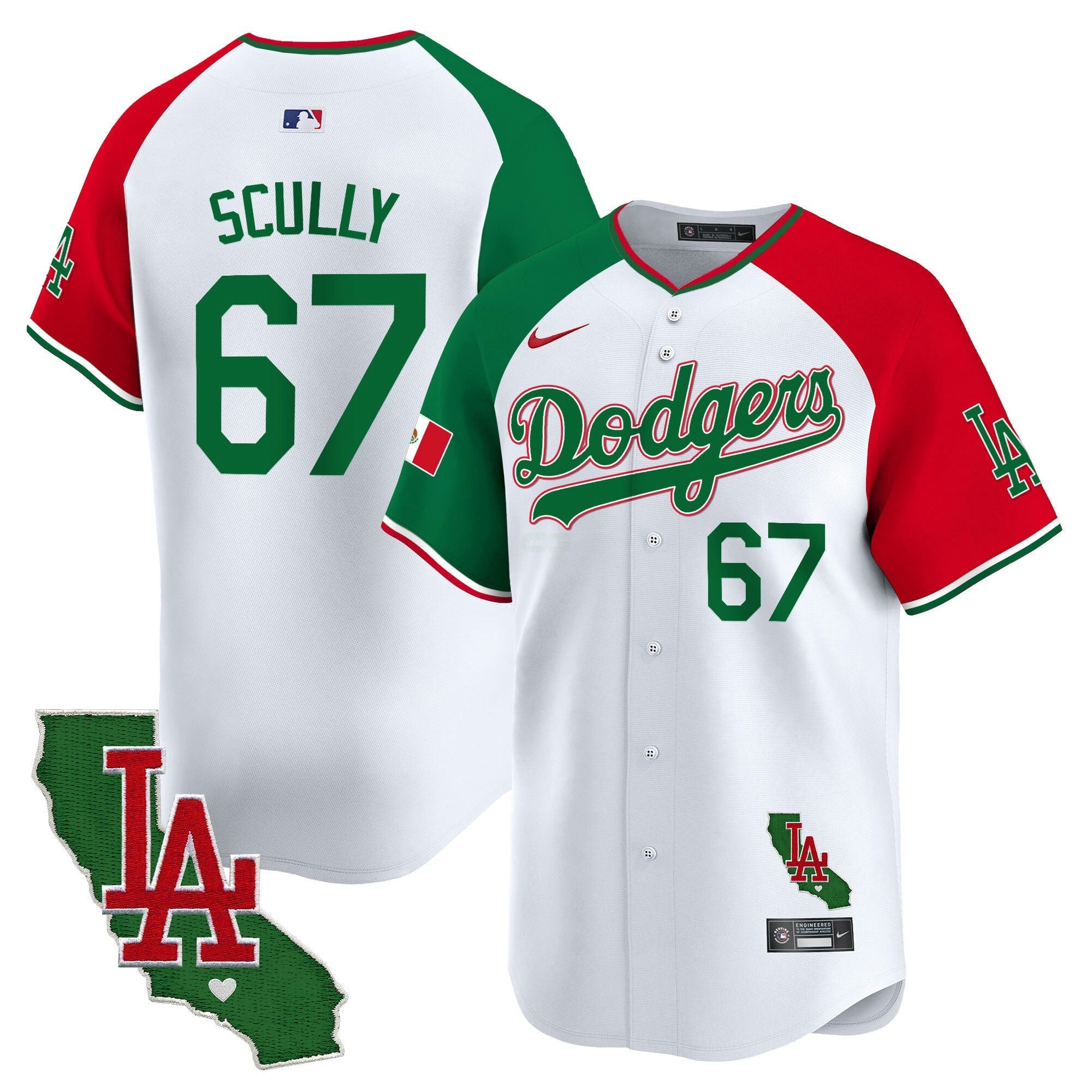 Camisa MLB Men’s Mexico California Patch Vapor Premier Limited Jersey V4