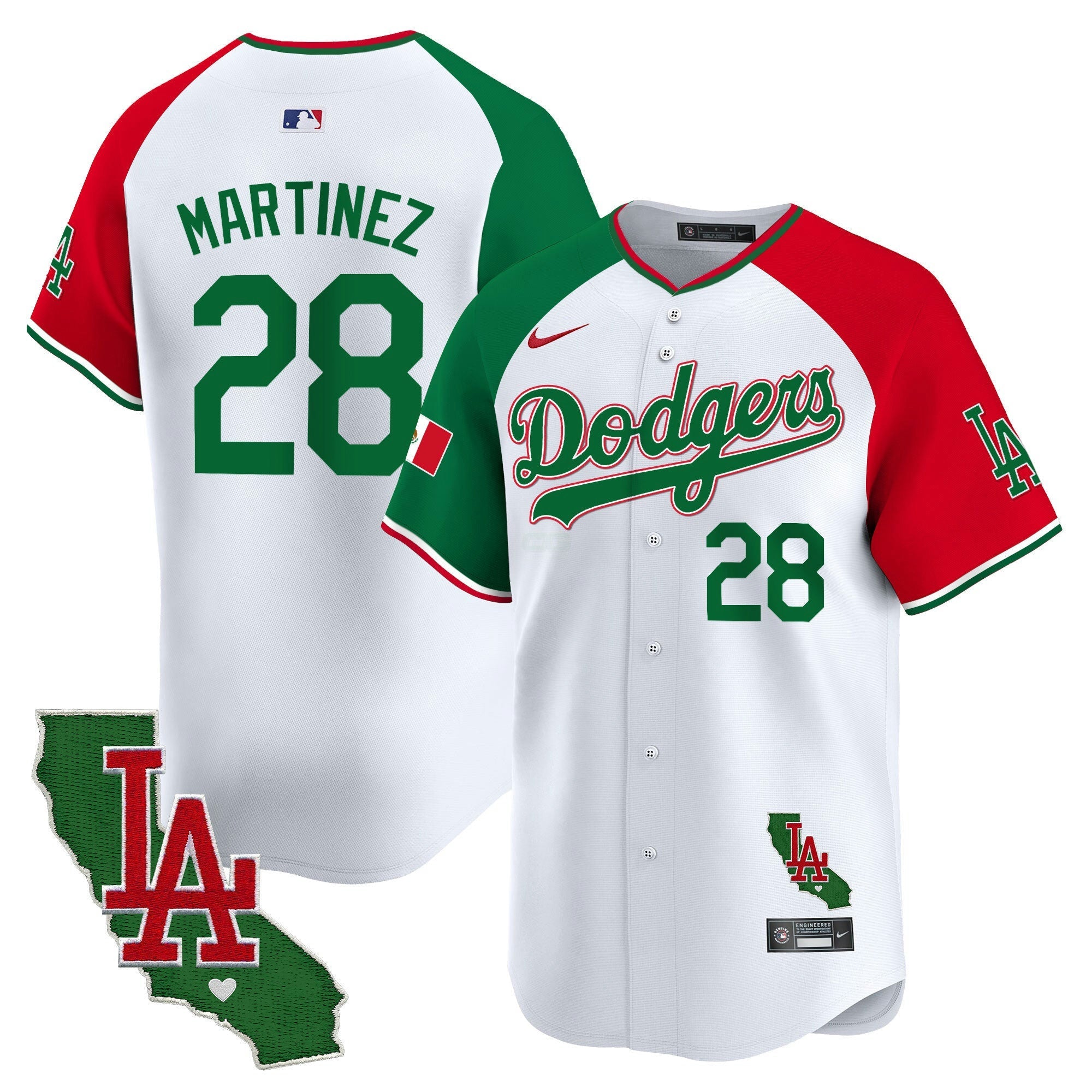 Camisa MLB Men’s Mexico California Patch Vapor Premier Limited Jersey V4