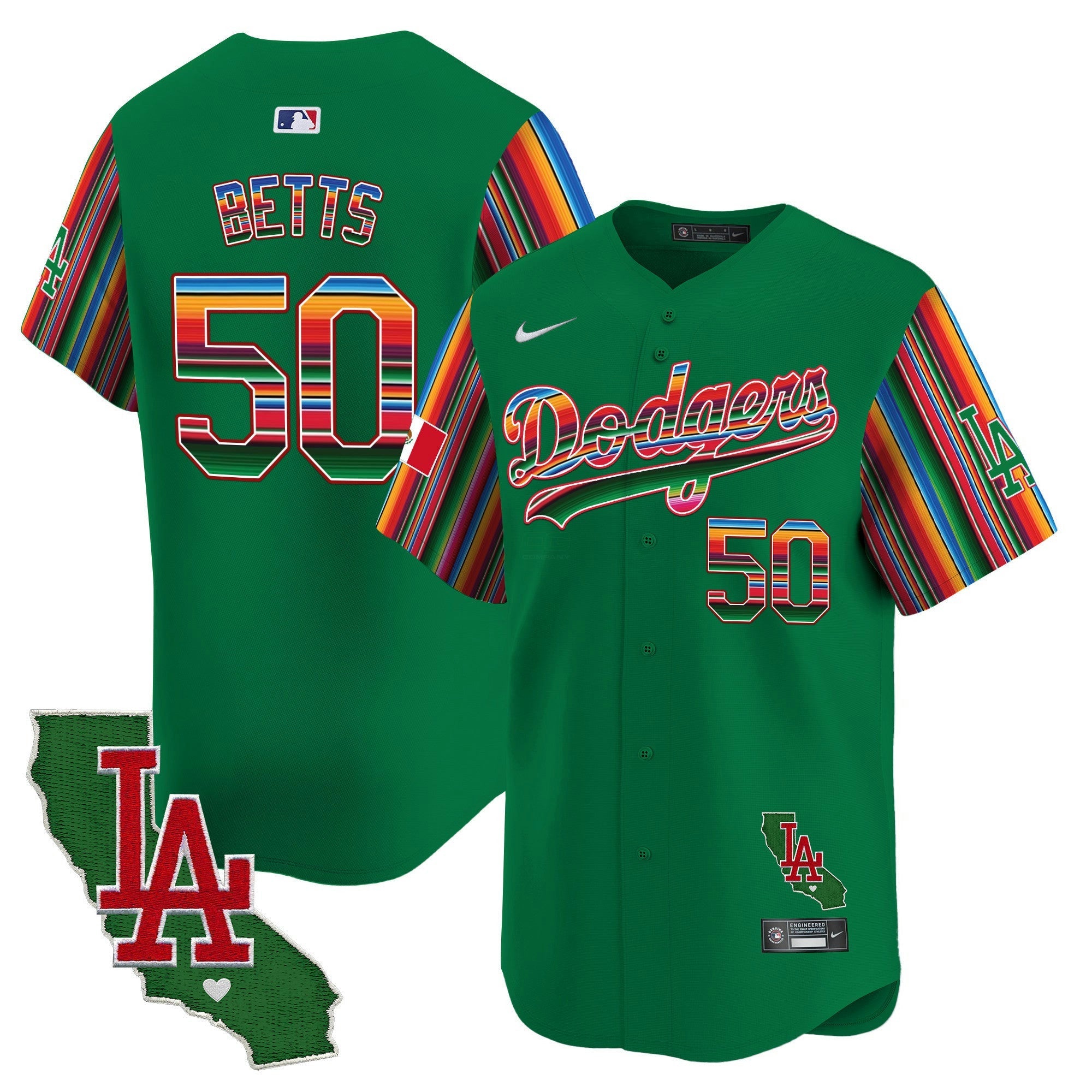 Camisa MLB Men’s Mexico California Patch Vapor Premier Limited Jersey V5
