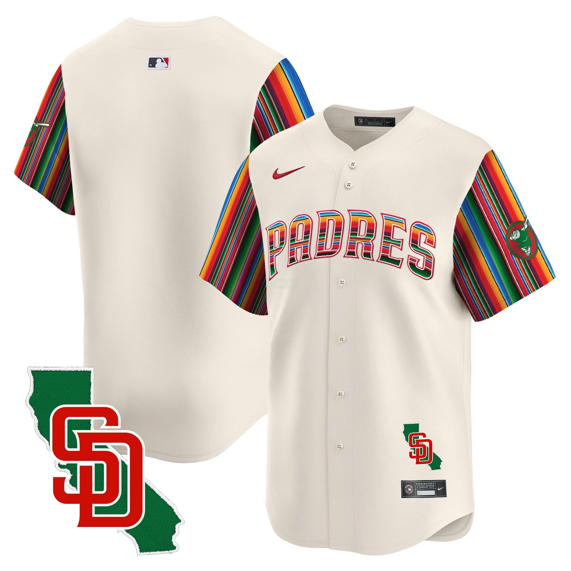 Camisa MLB Men’s Mexico California Patch Vapor Premier Limited Jersey V6