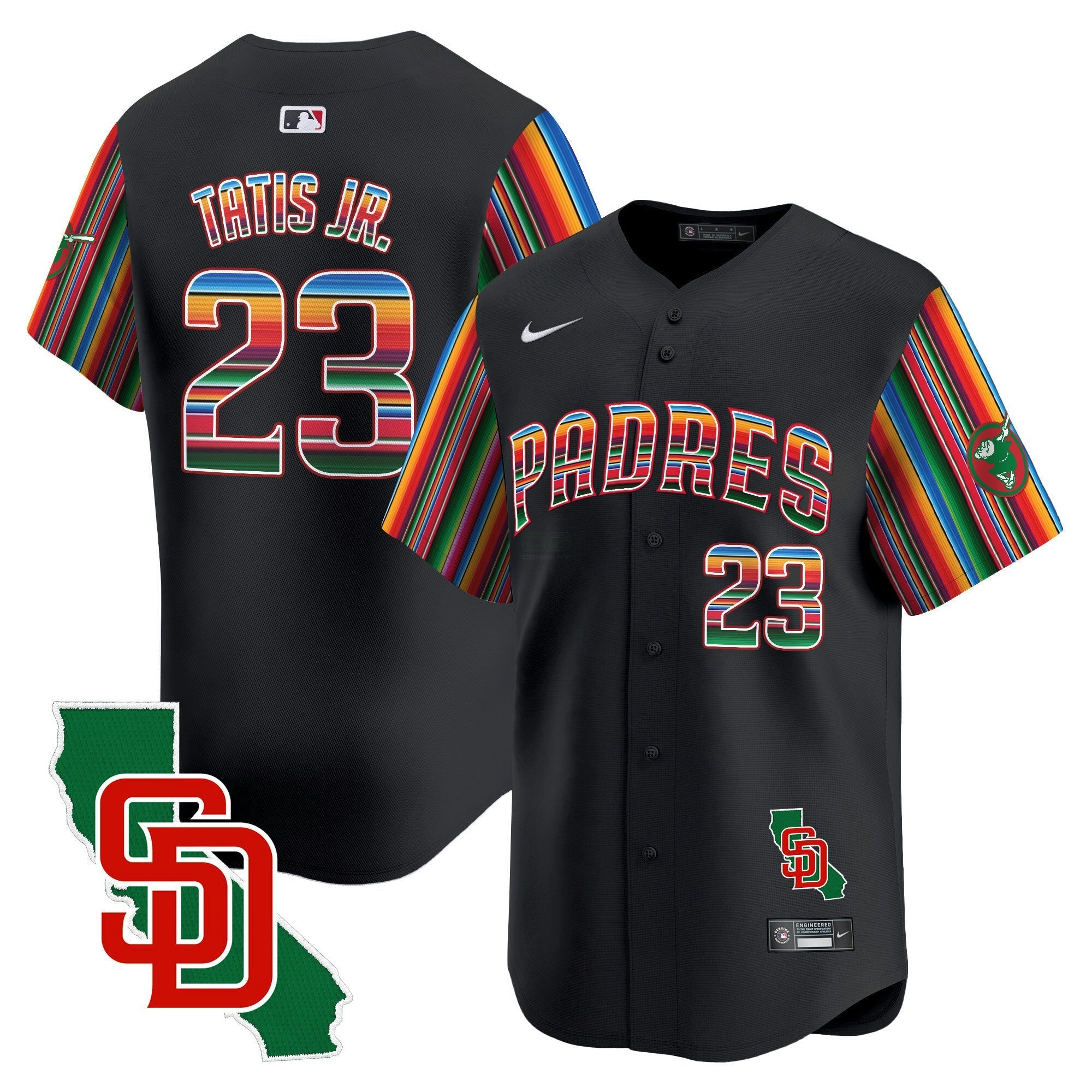 Camisa MLB Men’s Mexico California Patch Vapor Premier Limited Jersey V6