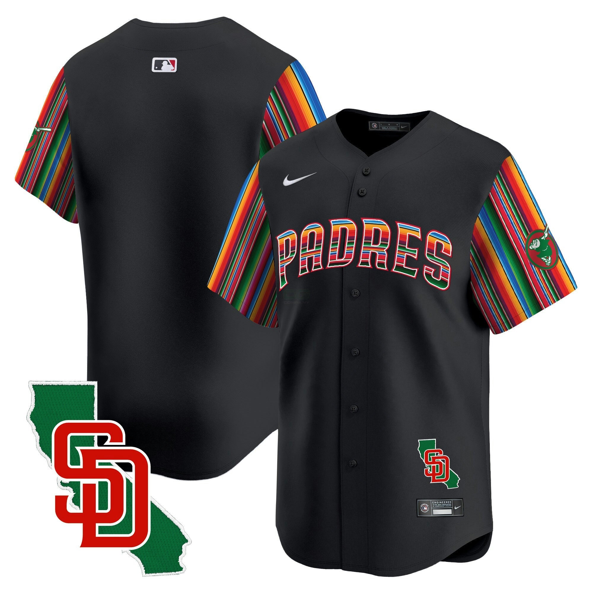 Camisa MLB Men’s Mexico California Patch Vapor Premier Limited Jersey V6