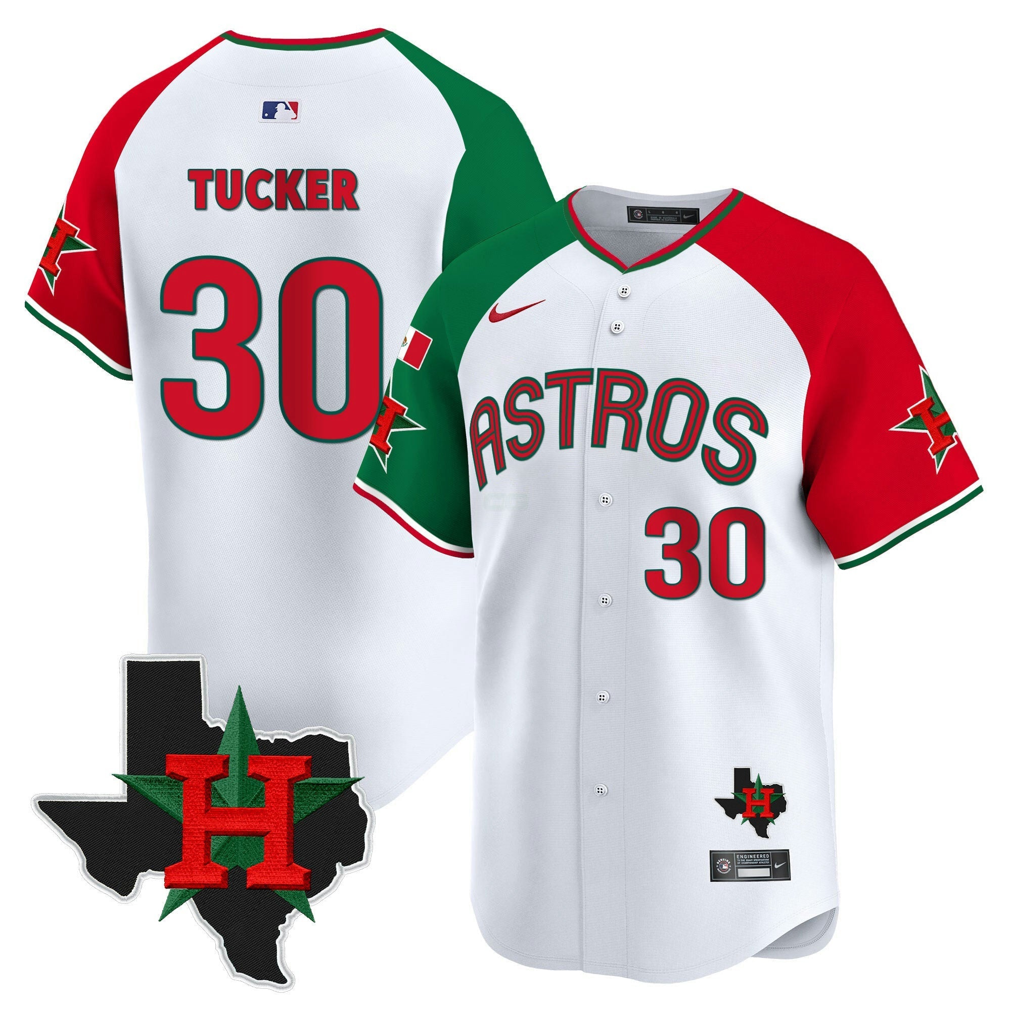 Camisa MLB Men’s Mexico Texas Patch Vapor Premier Limited Jersey V3