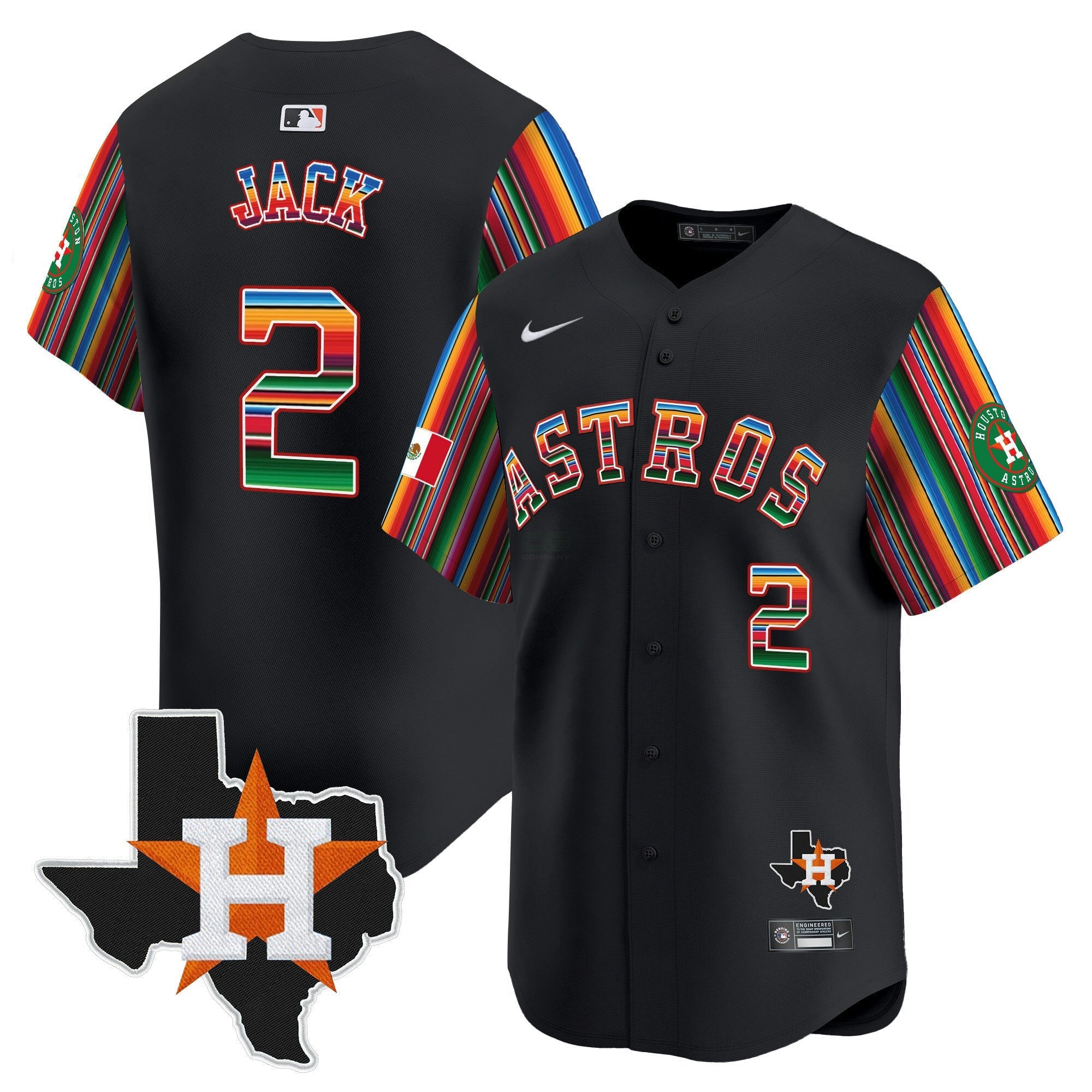 Camisa MLB Men’s Mexico Texas Patch Vapor Premier Limited Jersey V5