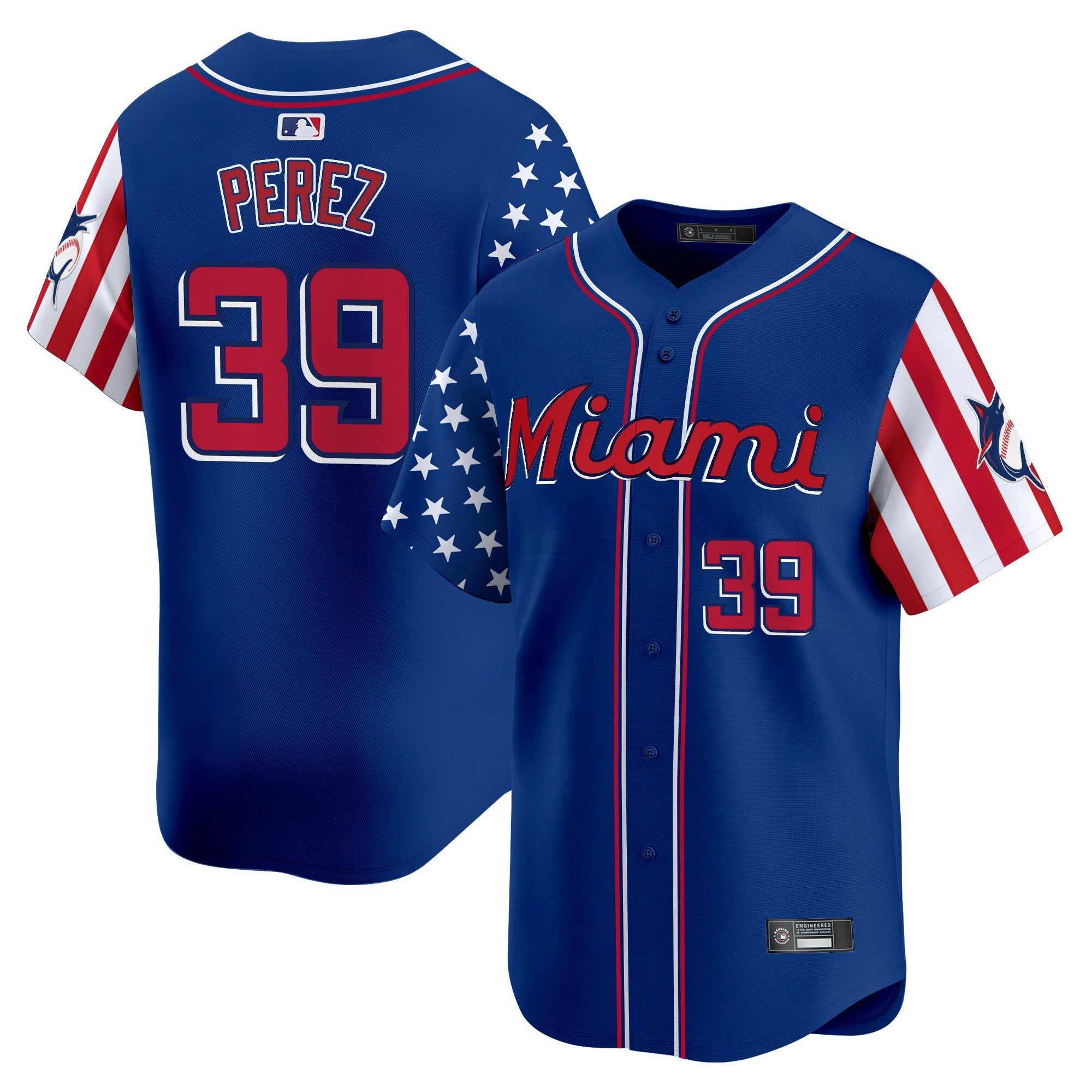 Camisa MLB Men’s Miami 2025 Independence Day Vapor Premier Limited Jersey