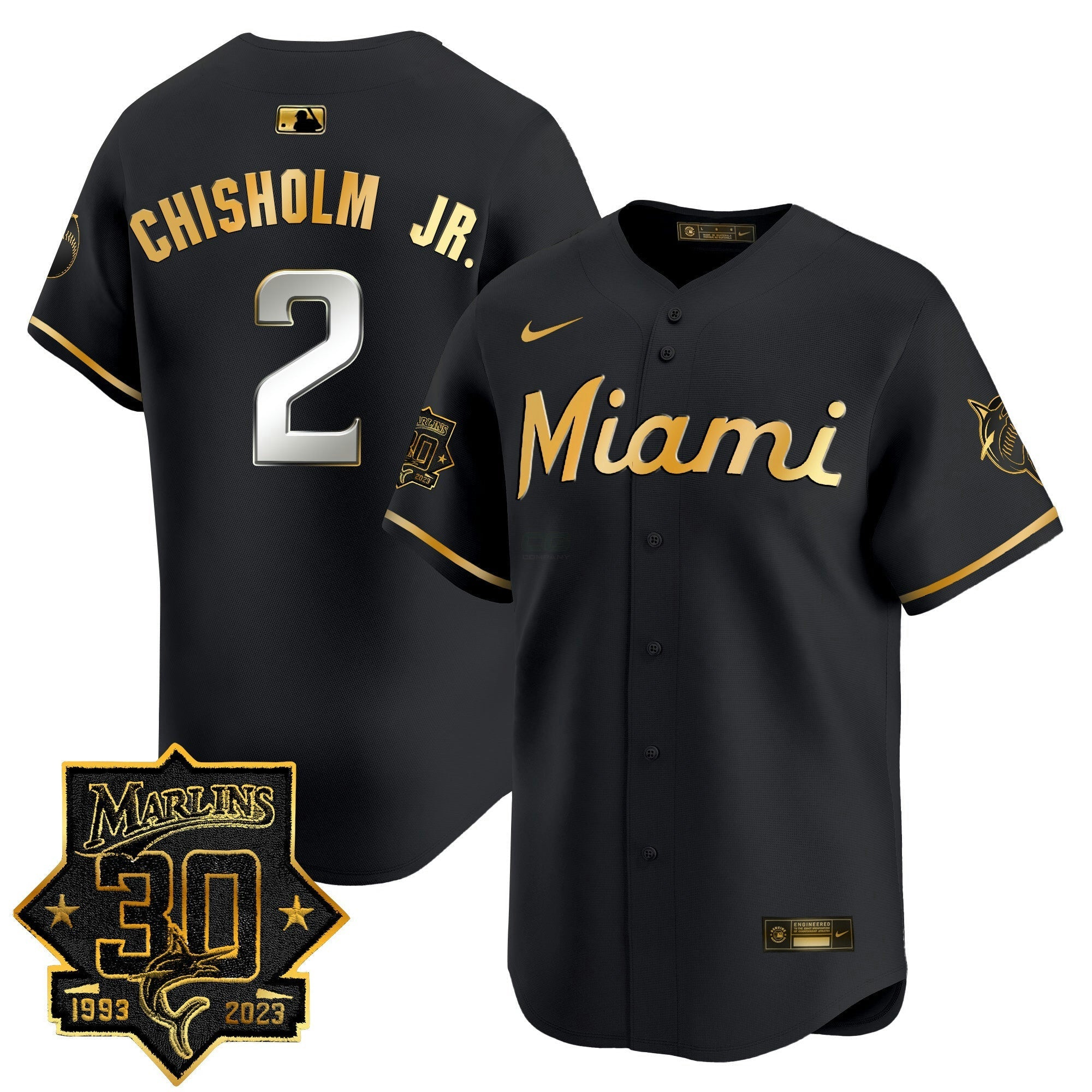 Camisa MLB Men’s Miami 30 Seasons Anniversary Patch Vapor Premier Limited Jersey