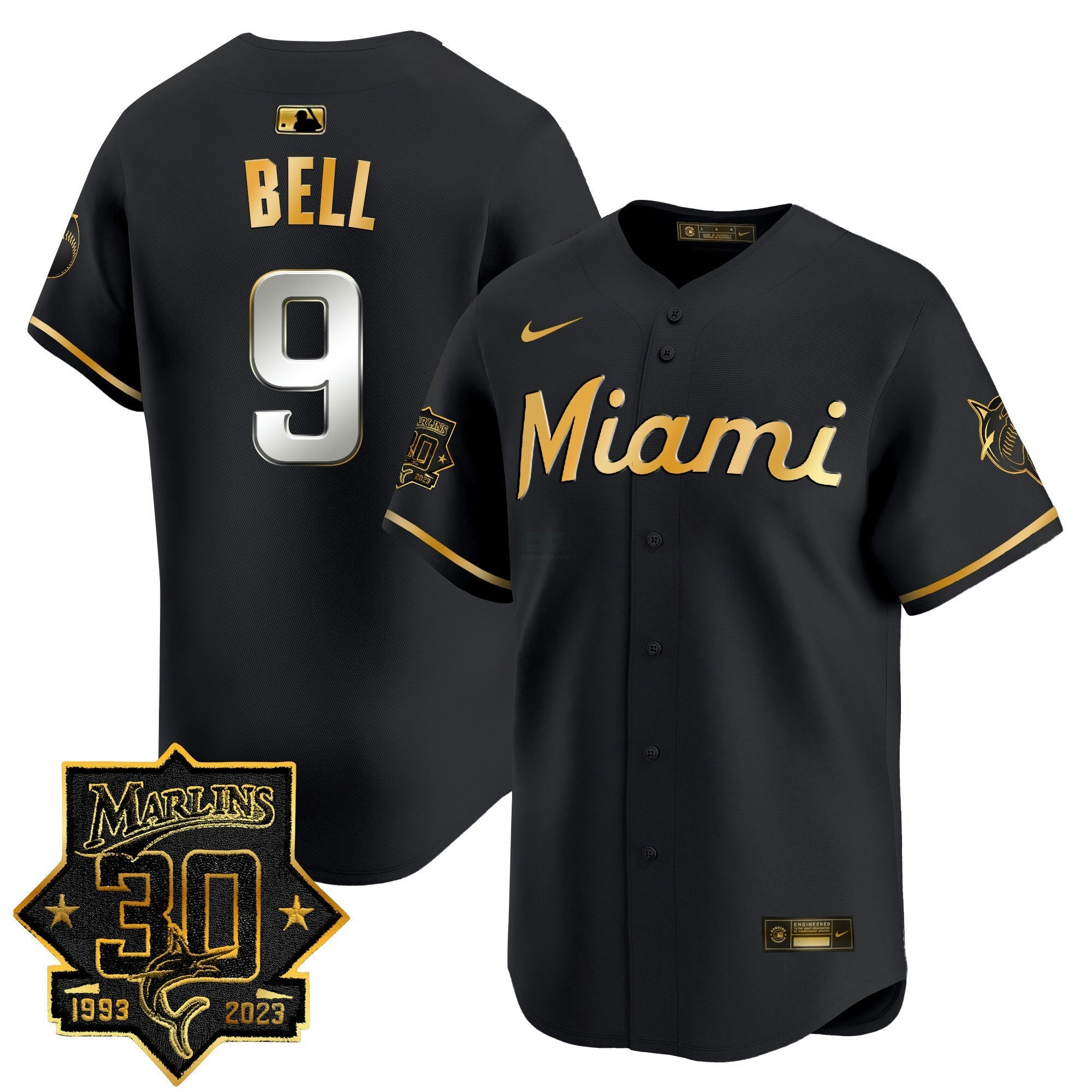 Camisa MLB Men’s Miami 30 Seasons Anniversary Patch Vapor Premier Limited Jersey