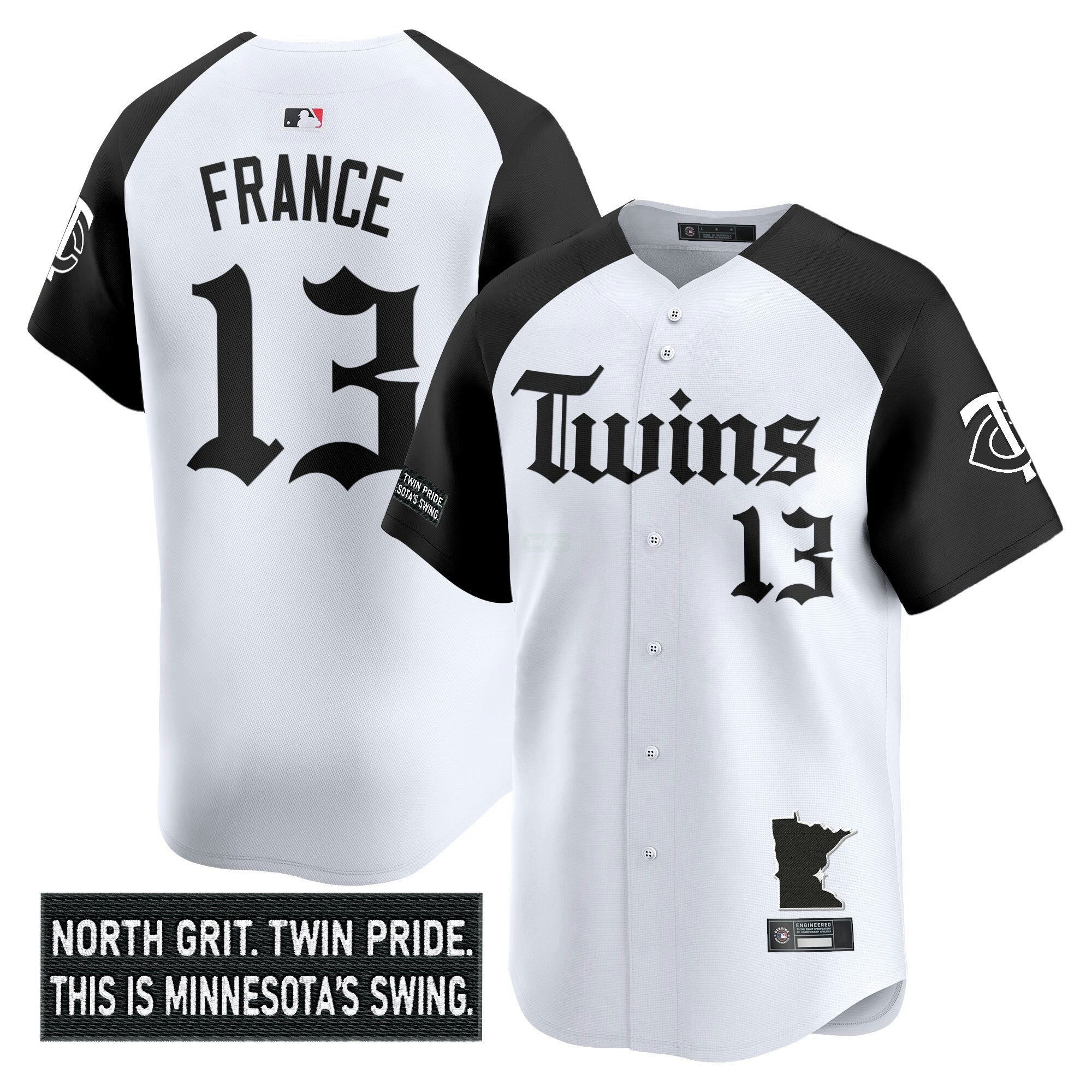 Camisa MLB Men’s Minnesota ‘Gothic North Edition’ Vapor Premier Limited Jersey V2