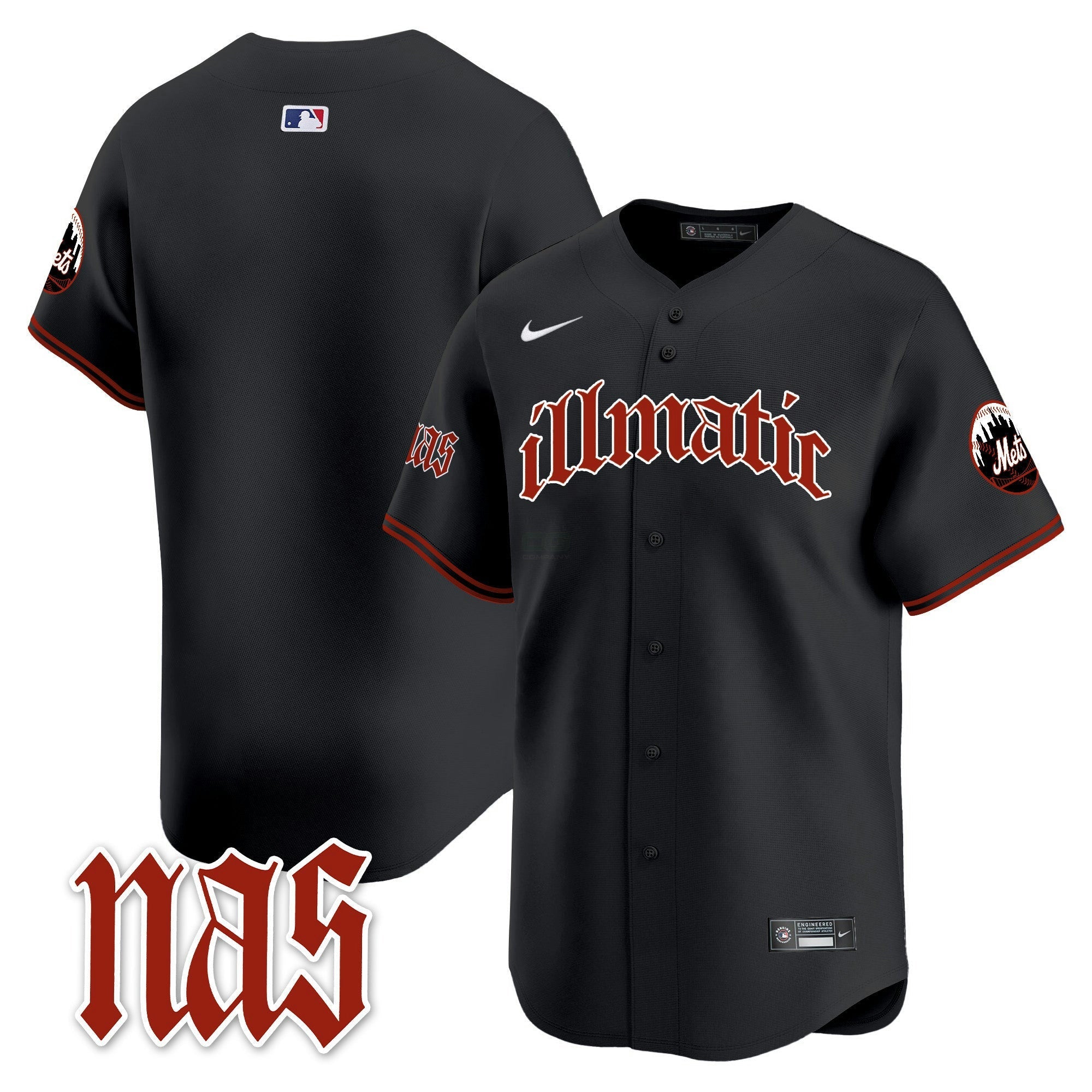 Camisa MLB Men’s Nas Illmatic Vapor Premier Limited Jersey