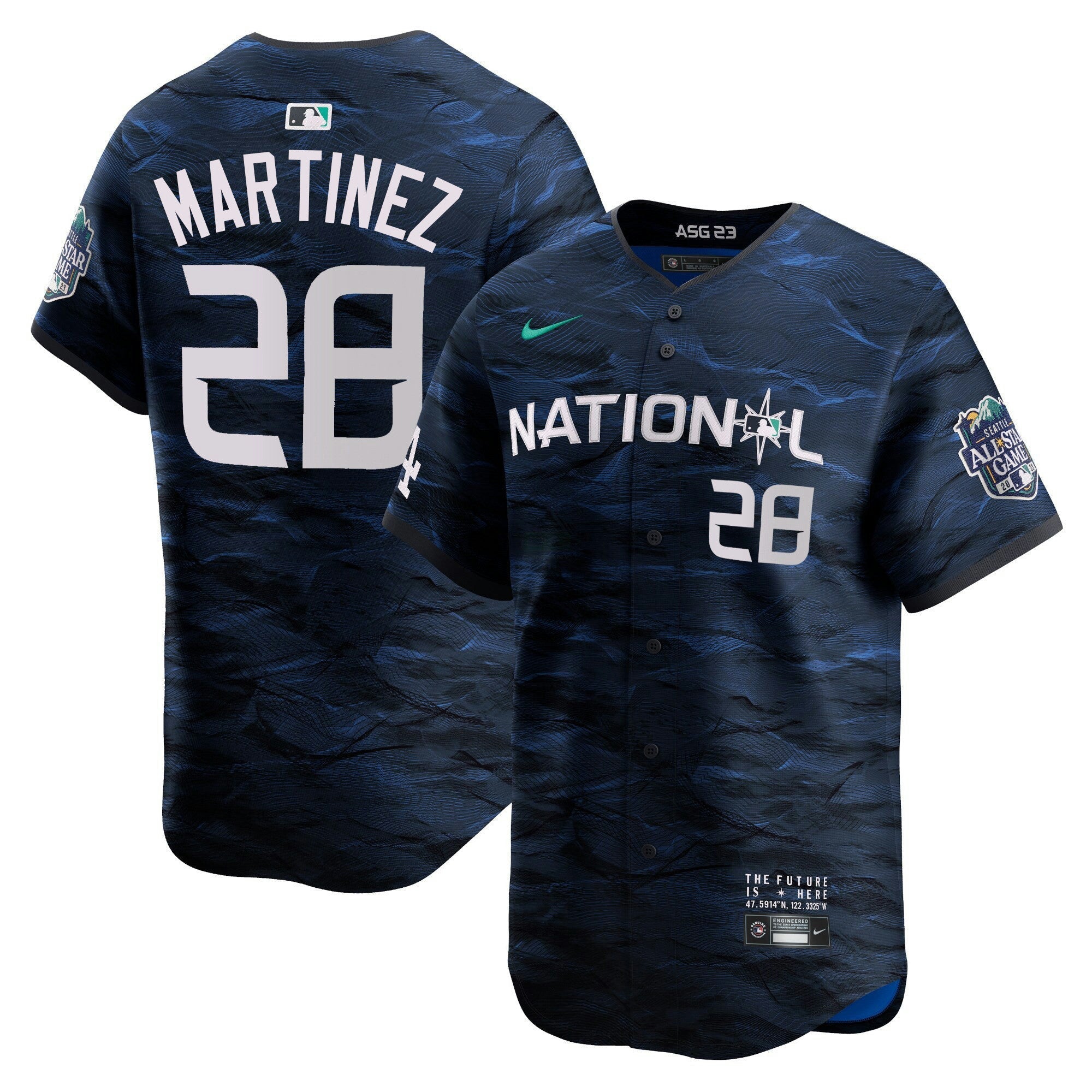Camisa MLB Men’s National League 2023 All-Star Game Azul Royal Jersey
