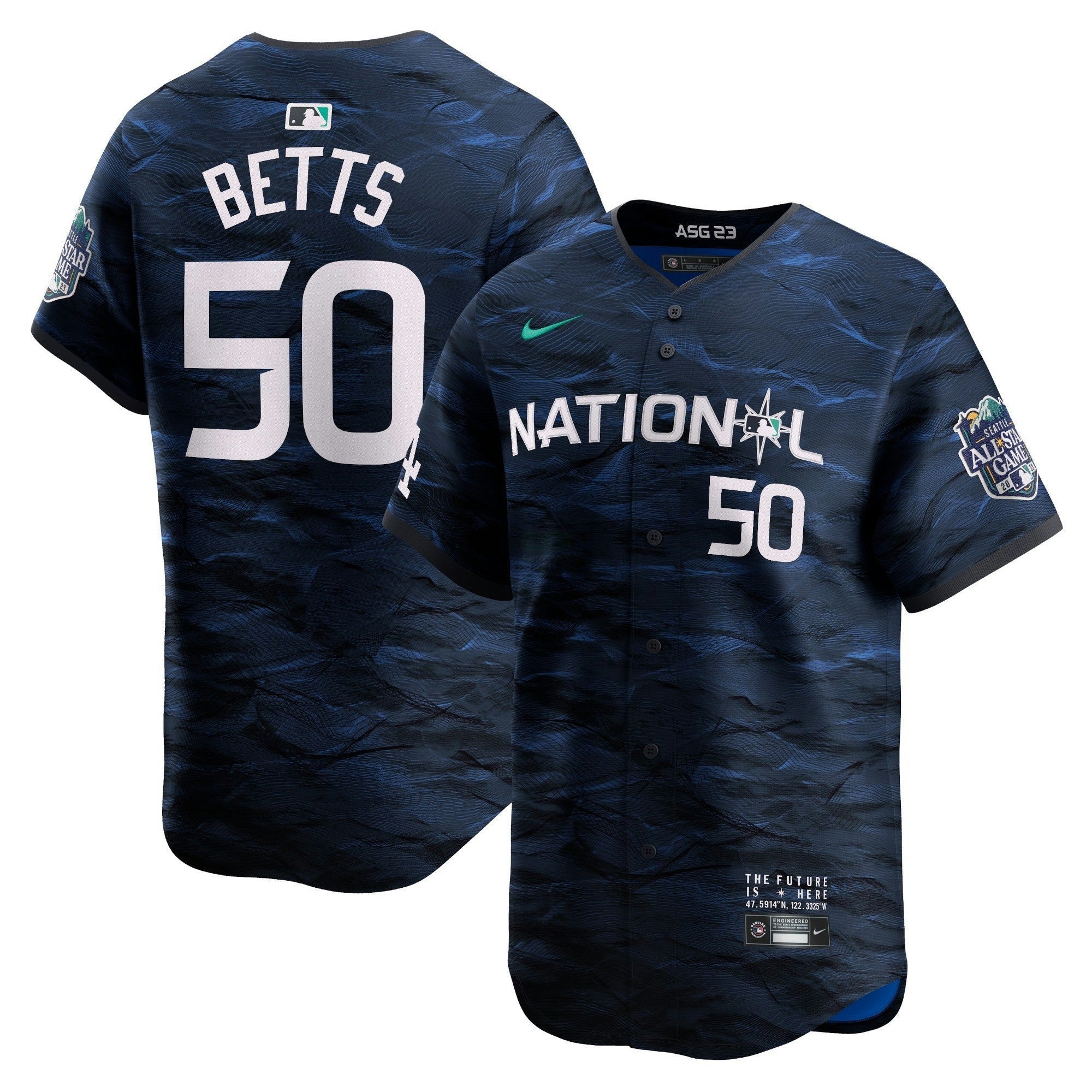 Camisa MLB Men’s National League 2023 All-Star Game Azul Royal Jersey