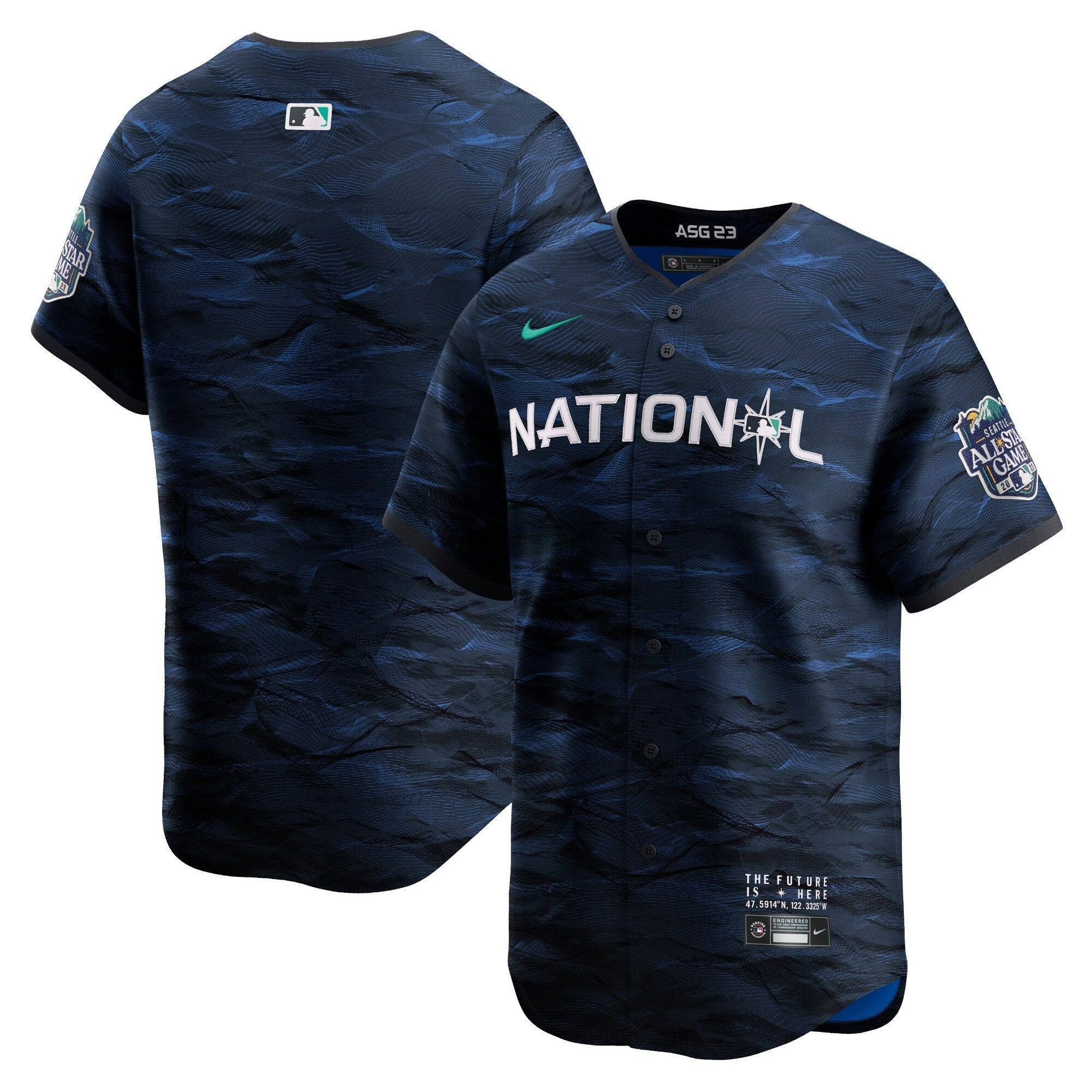 Camisa MLB Men’s National League 2023 All-Star Game Azul Royal Jersey
