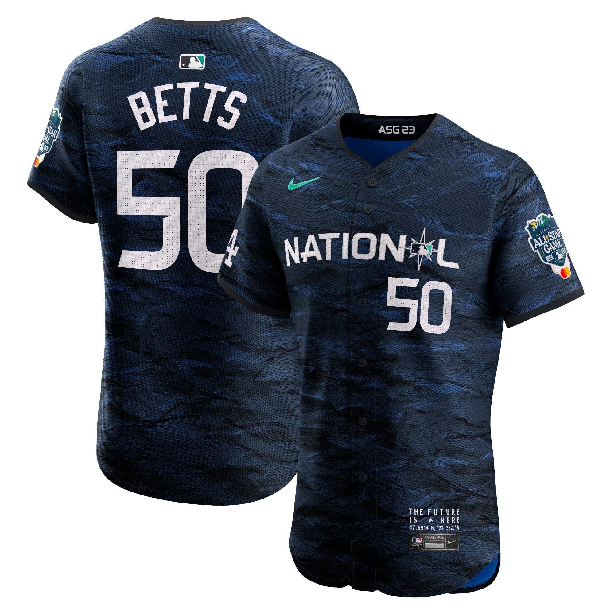 Camisa MLB Men’s National League 2023 All-Star Game Azul Royal Jersey