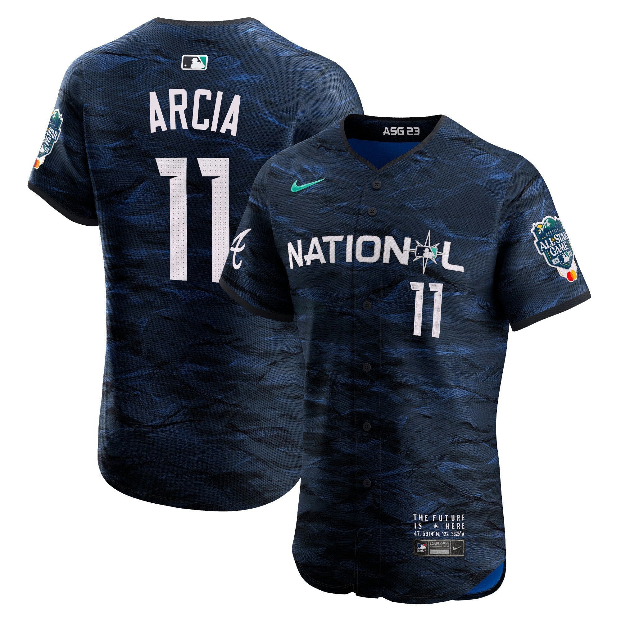 Camisa MLB Men’s National League 2023 All-Star Game Azul Royal Jersey