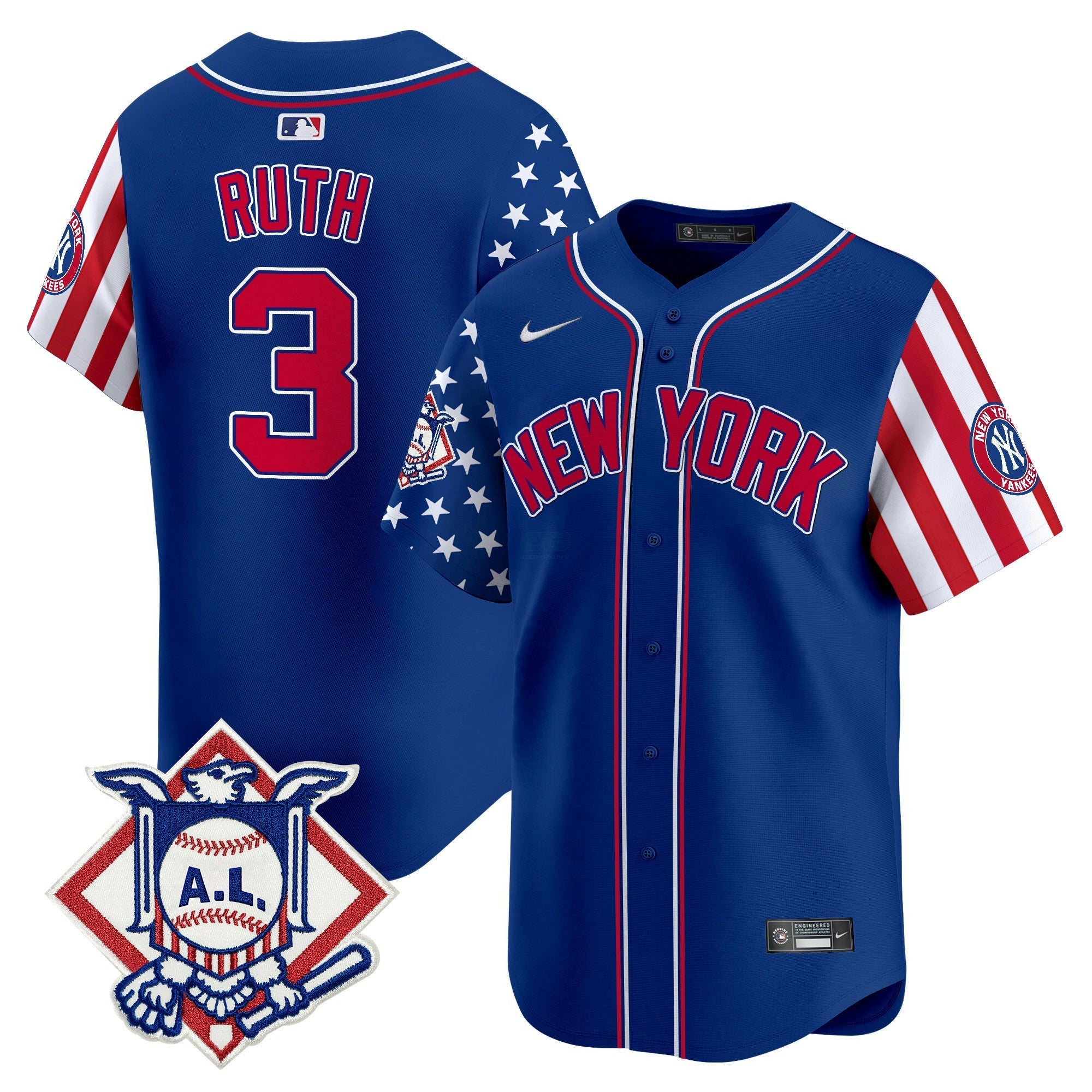 Camisa MLB Men’s New York 2024 Fourth of July Vapor Premier Limited Jersey V2
