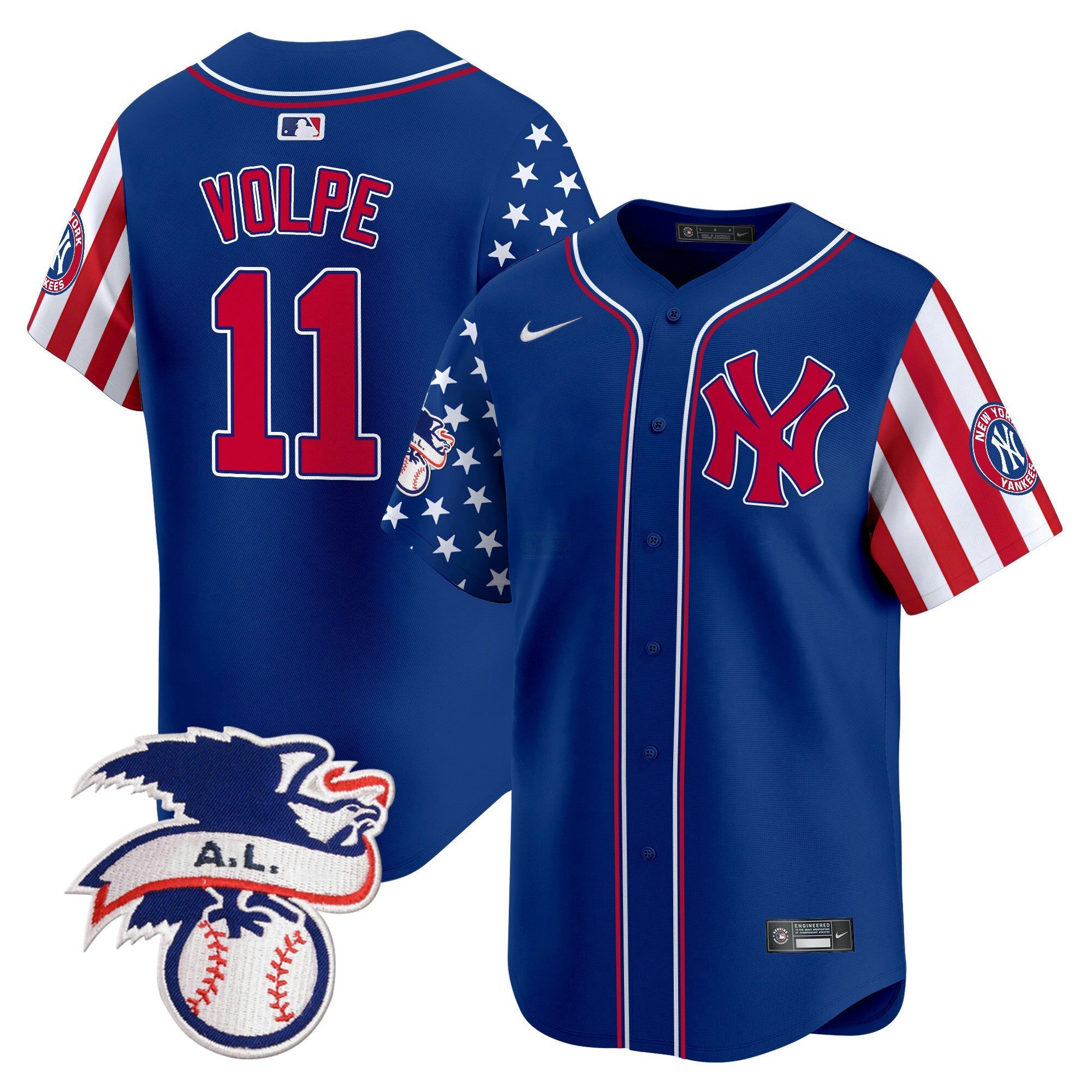 Camisa MLB Men’s New York 2024 Fourth of July Vapor Premier Limited Jersey V5