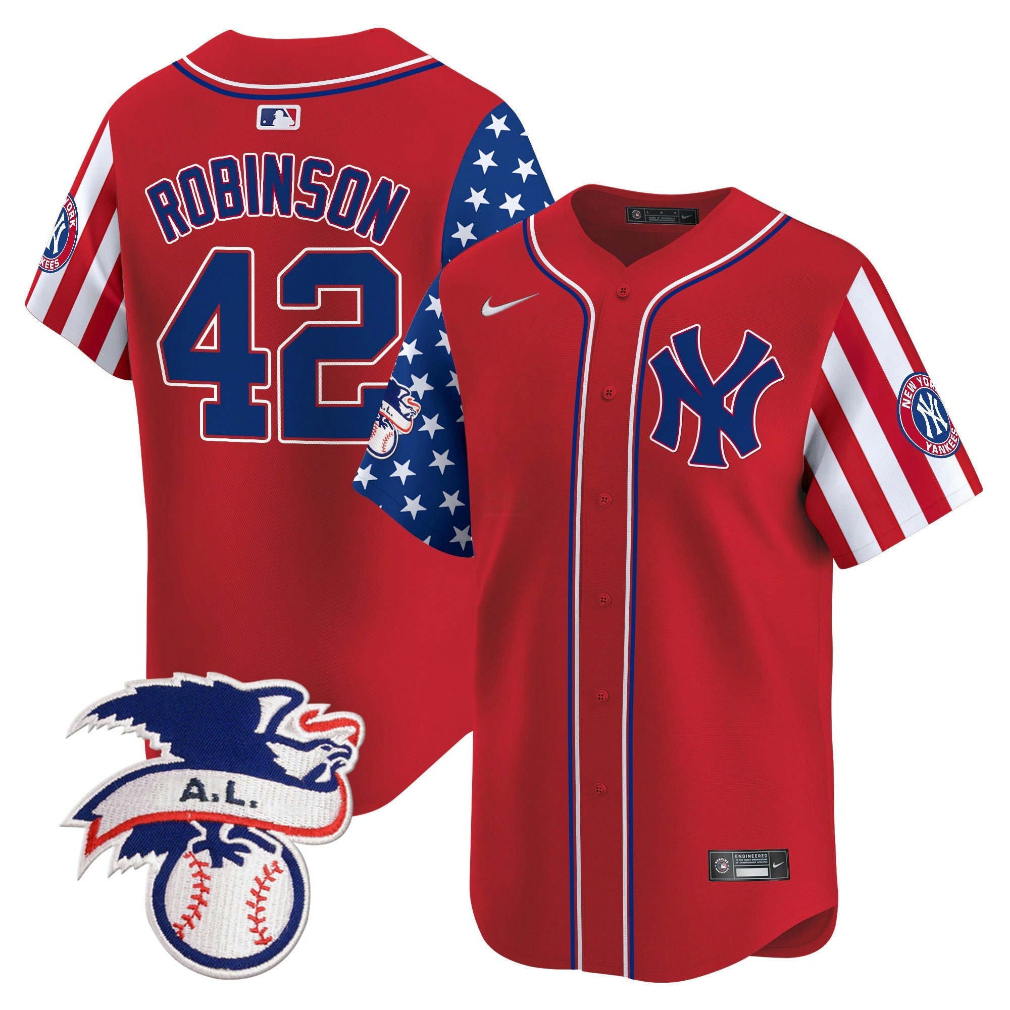 Camisa MLB Men’s New York 2024 Fourth of July Vapor Premier Limited Jersey V5
