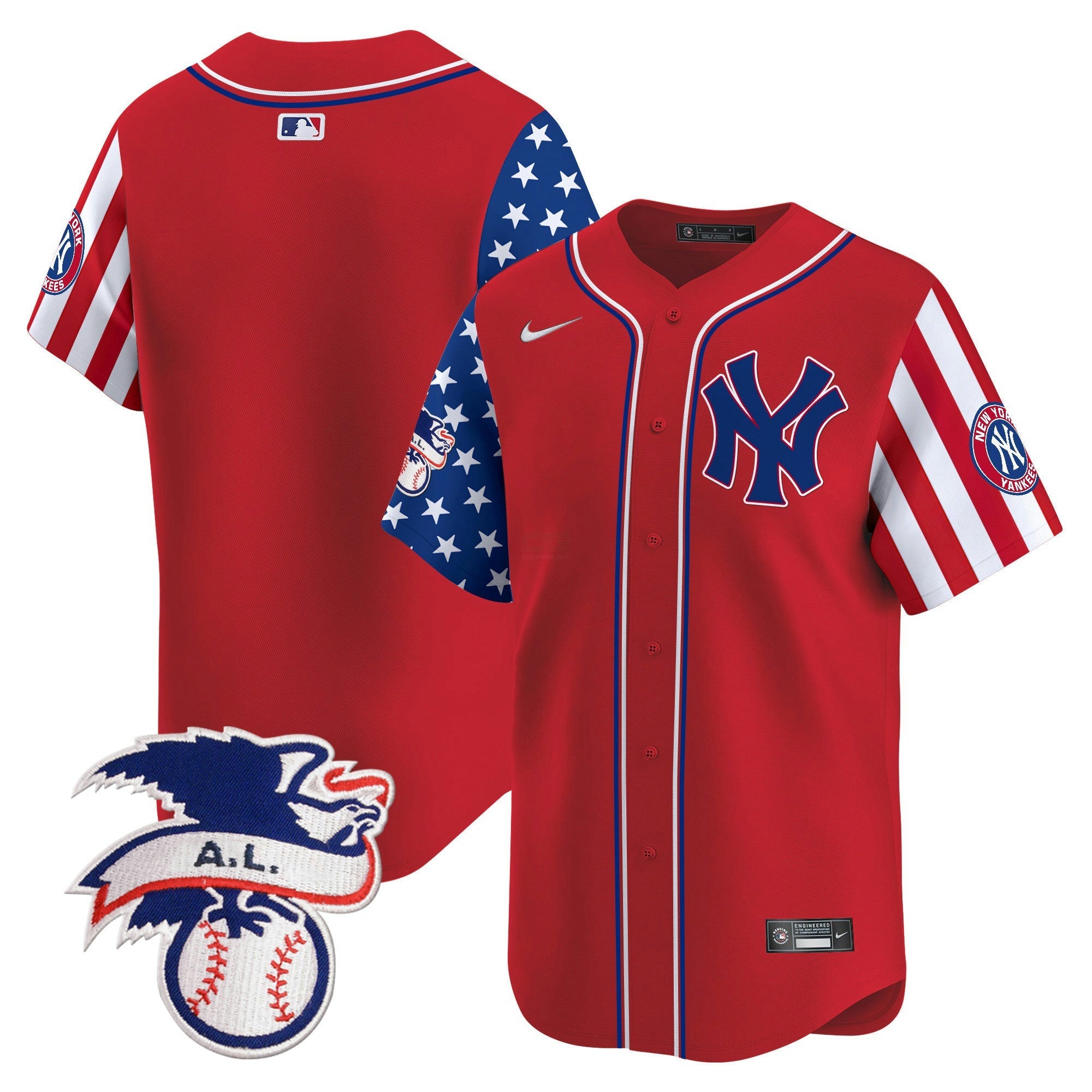 Camisa MLB Men’s New York 2024 Fourth of July Vapor Premier Limited Jersey V5