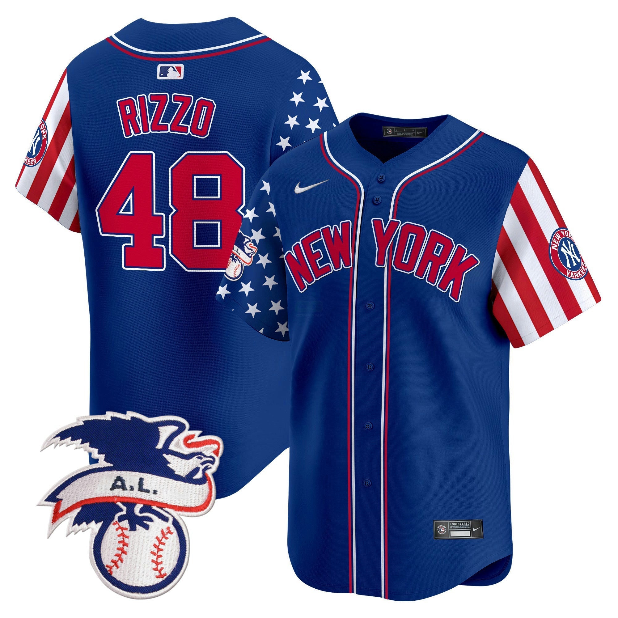 Camisa MLB Men’s New York 2024 Fourth of July Vapor Premier Limited Jersey V6