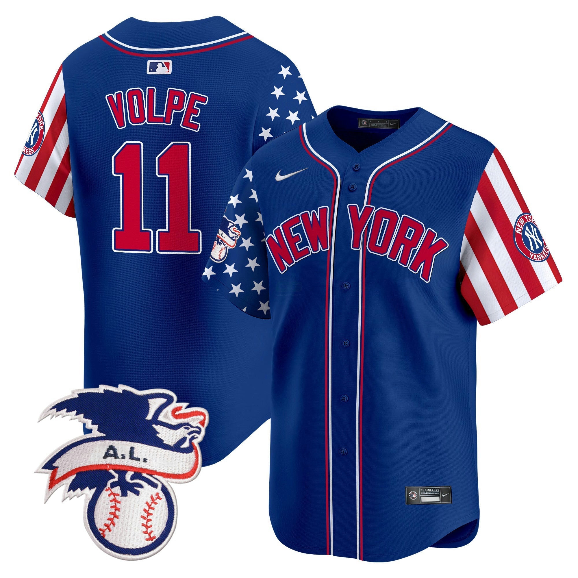 Camisa MLB Men’s New York 2024 Fourth of July Vapor Premier Limited Jersey V6