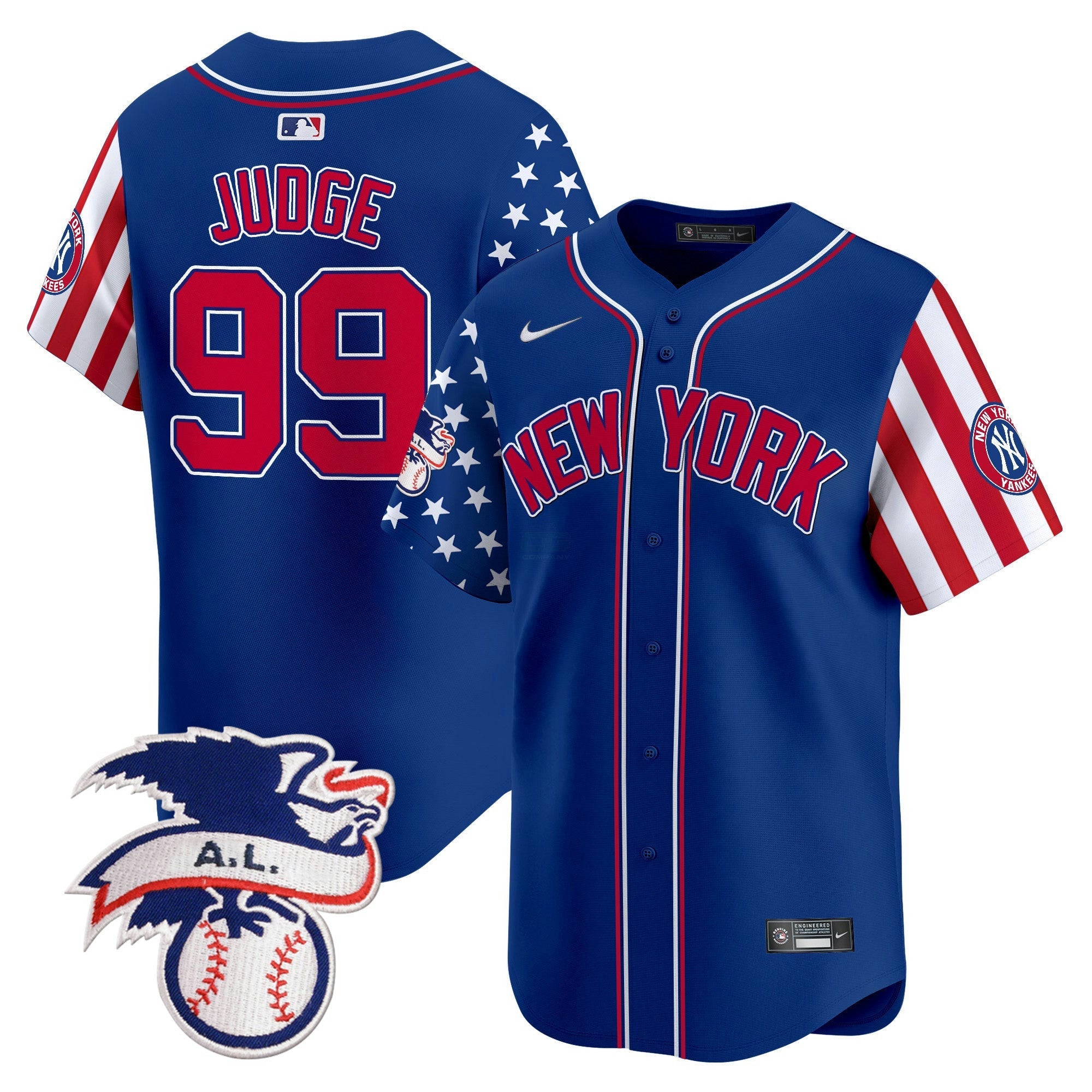 Camisa MLB Men’s New York 2024 Fourth of July Vapor Premier Limited Jersey V6