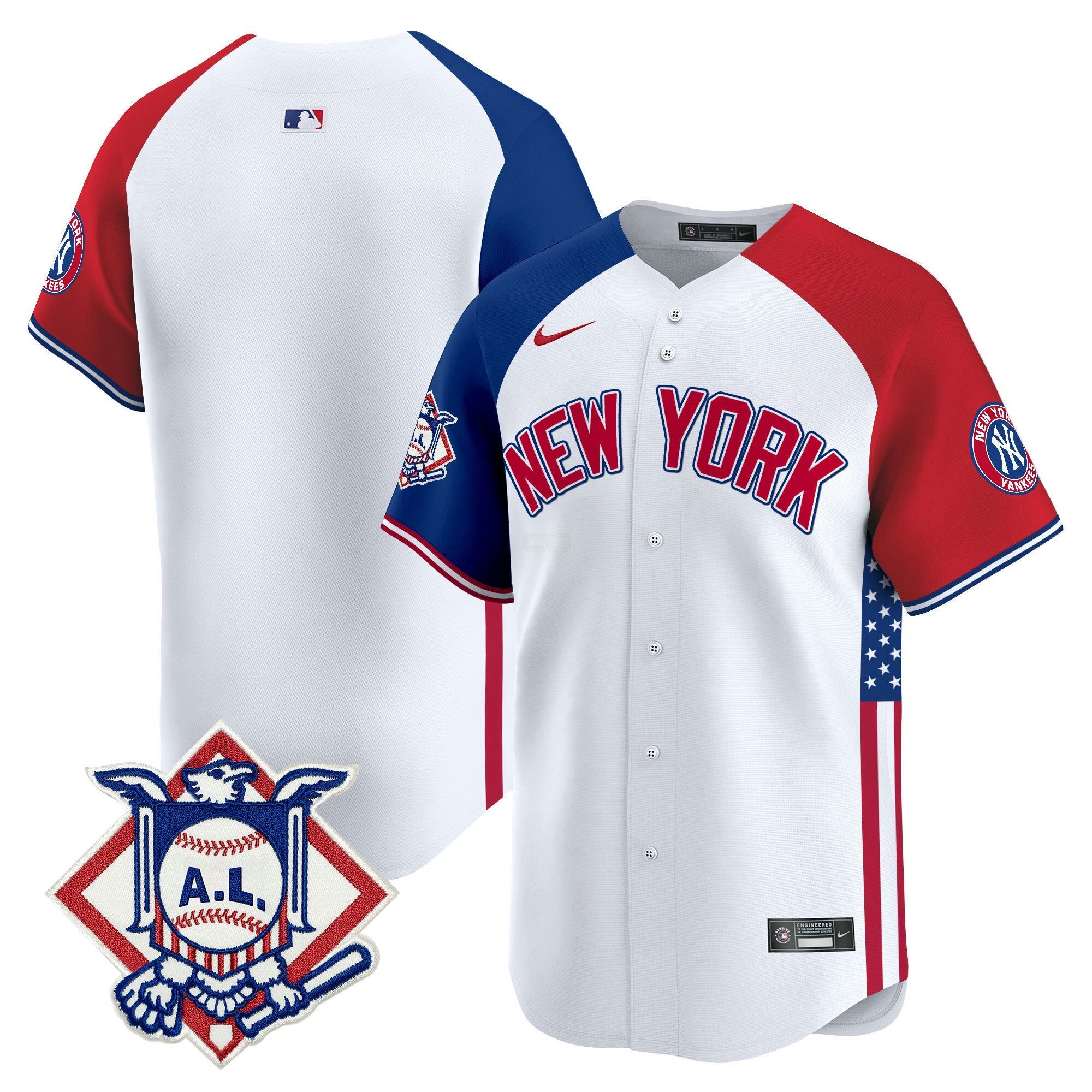 Camisa MLB Men’s New York 2024 Fourth of July Vapor Premier Limited Jersey V8