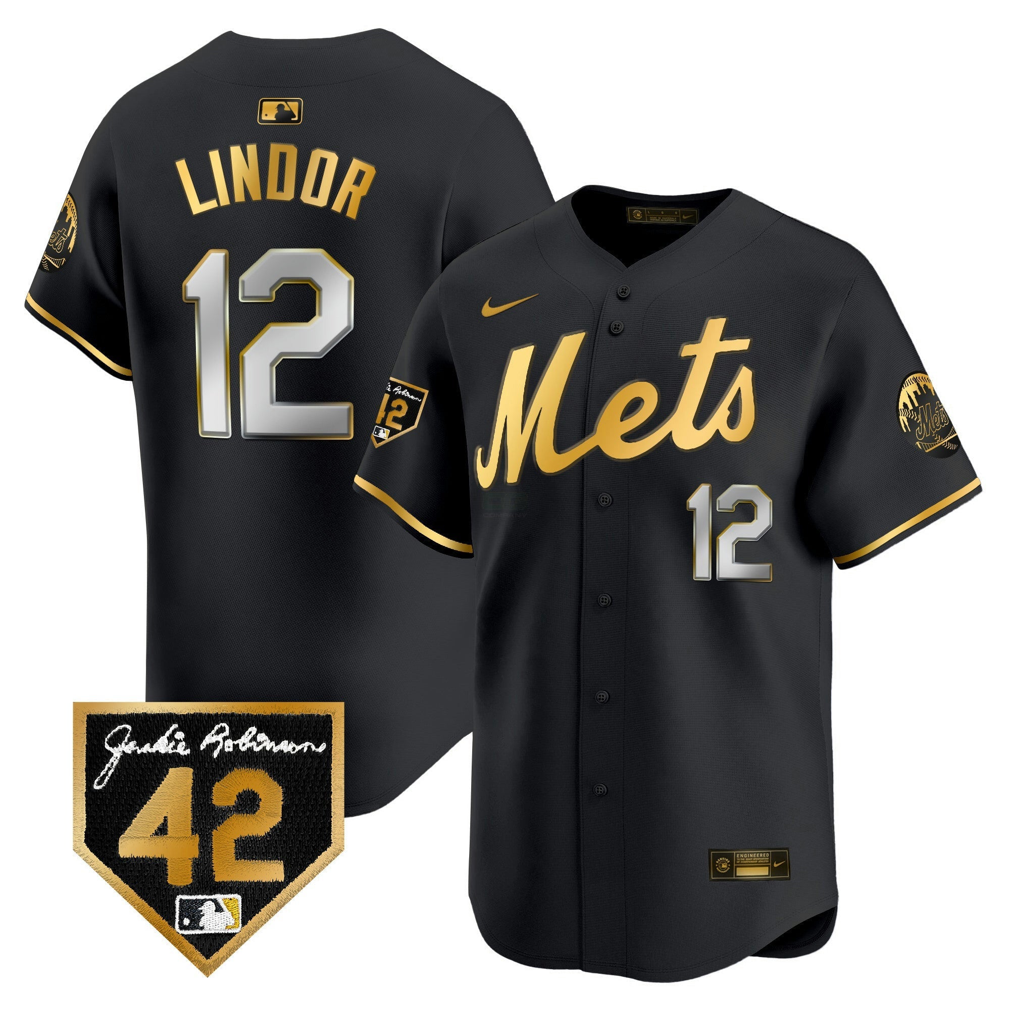 Camisa MLB Men’s New York 2024 Jackie Robinson Patch Vapor Premier Limited Jersey