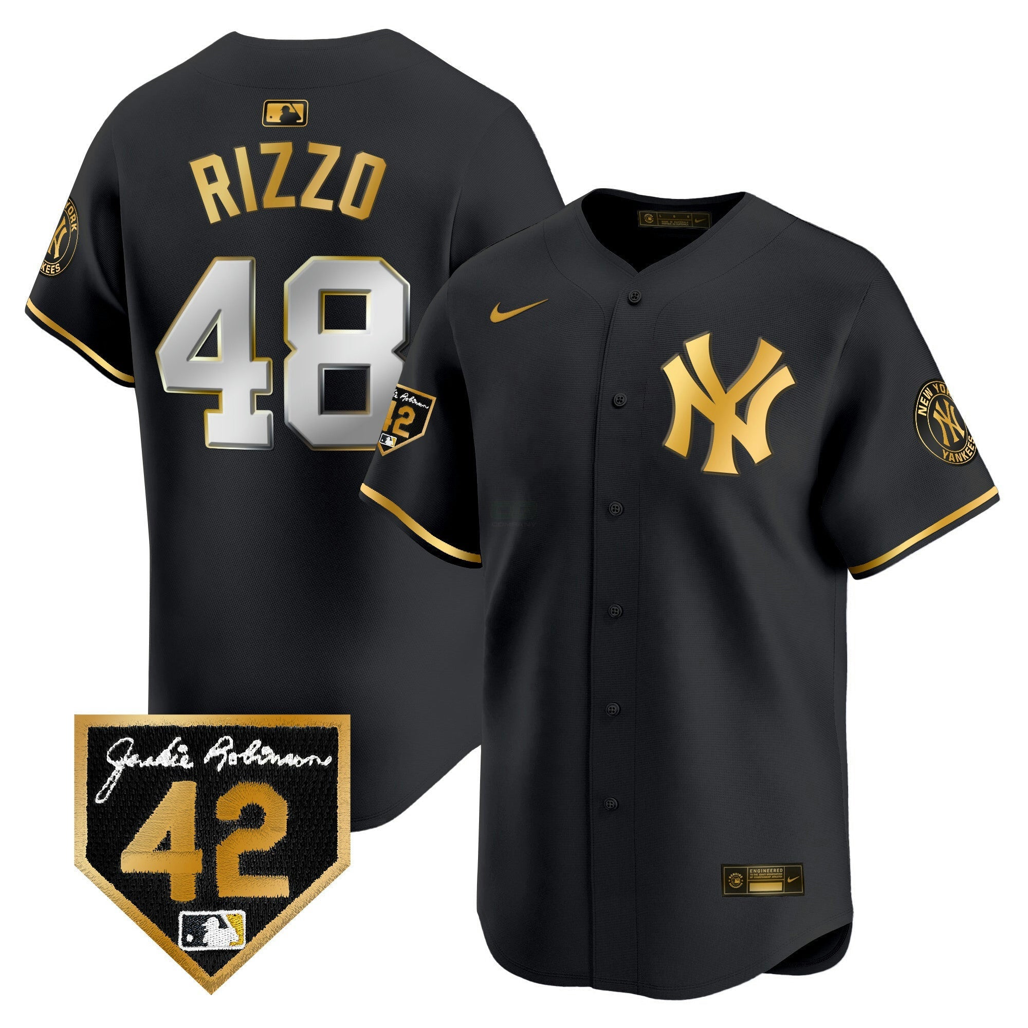 Camisa MLB Men’s New York 2024 Jackie Robinson Patch Vapor Premier Limited Jersey