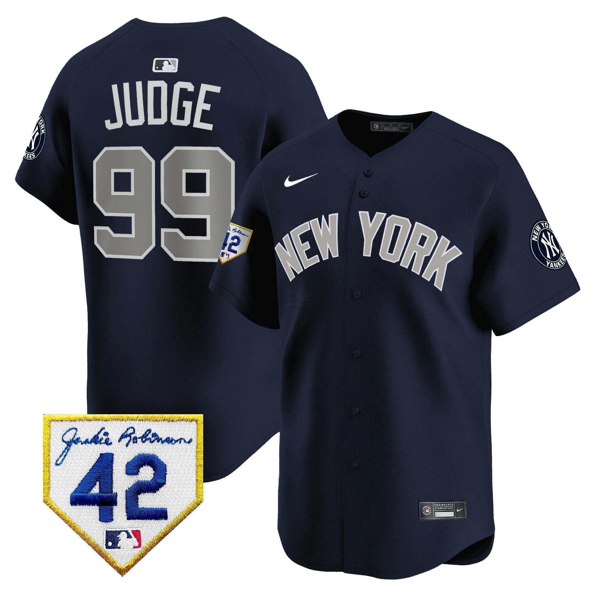 Camisa MLB Men’s New York 2024 Jackie Robinson Patch Vapor Premier Limited Jersey