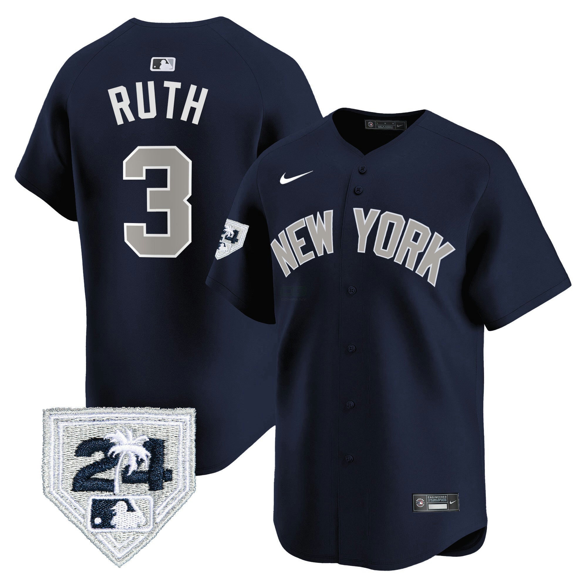 Camisa MLB Men’s New York 2024 Spring Training Patch Vapor Premier Limited Jersey