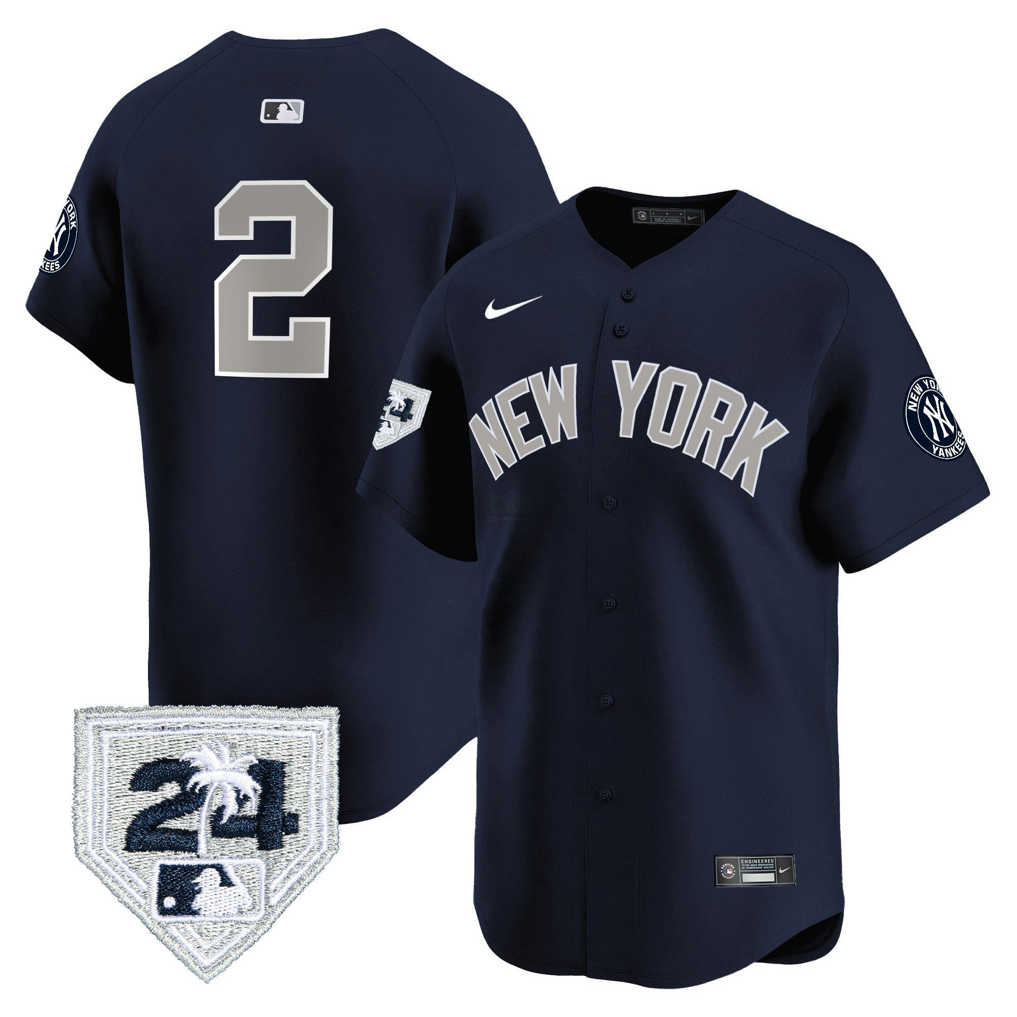 Camisa MLB Men’s New York 2024 Spring Training Patch Vapor Premier Limited Jersey V4