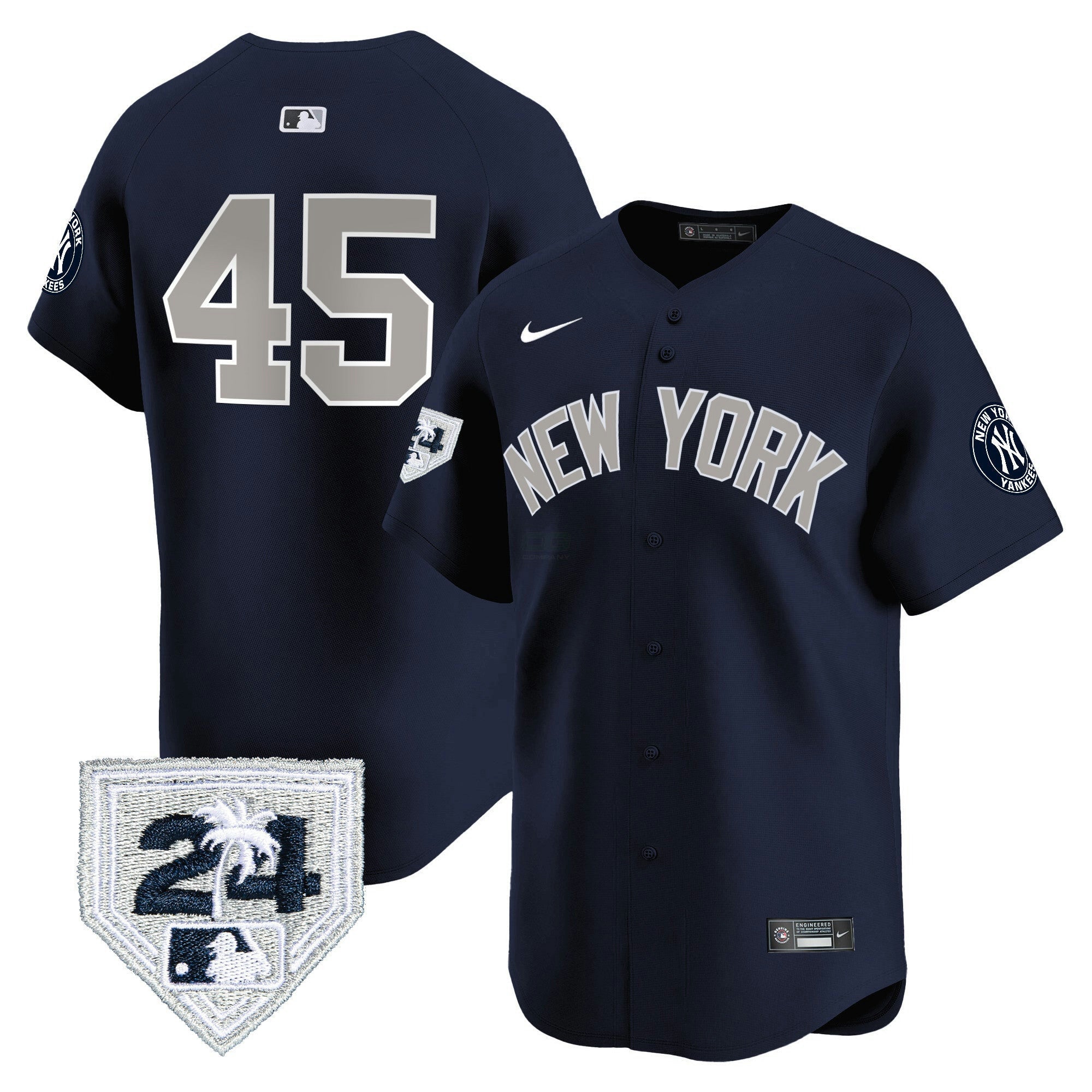 Camisa MLB Men’s New York 2024 Spring Training Patch Vapor Premier Limited Jersey V5