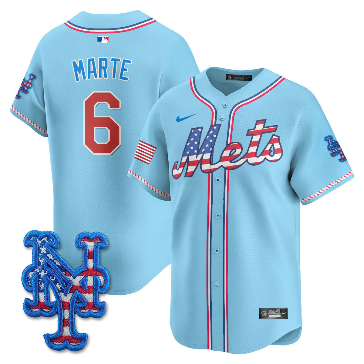 Camisa MLB Men’s New York 2025 Fourth of July Vapor Premier Limited Jersey