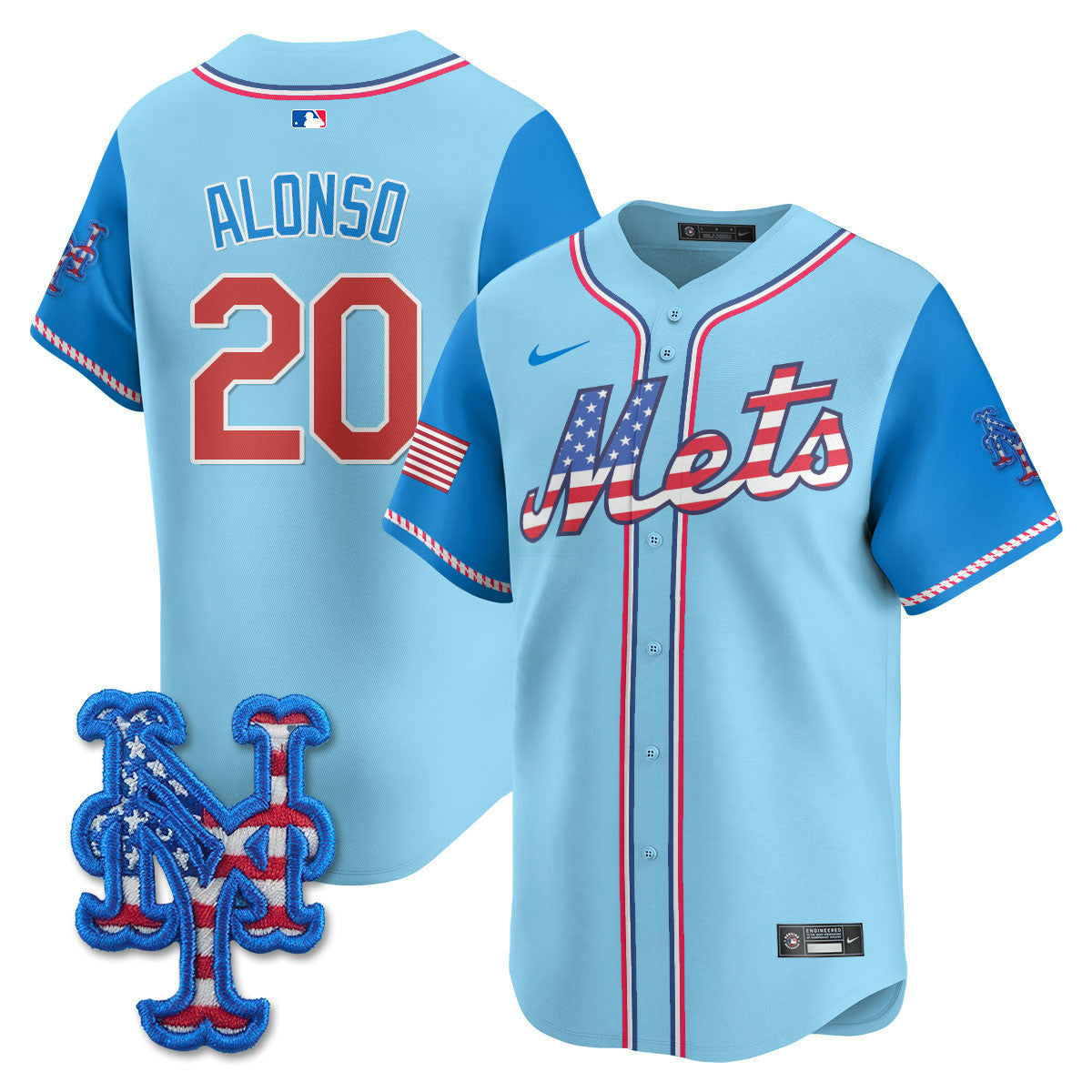 Camisa MLB Men’s New York 2025 Fourth of July Vapor Premier Limited Jersey