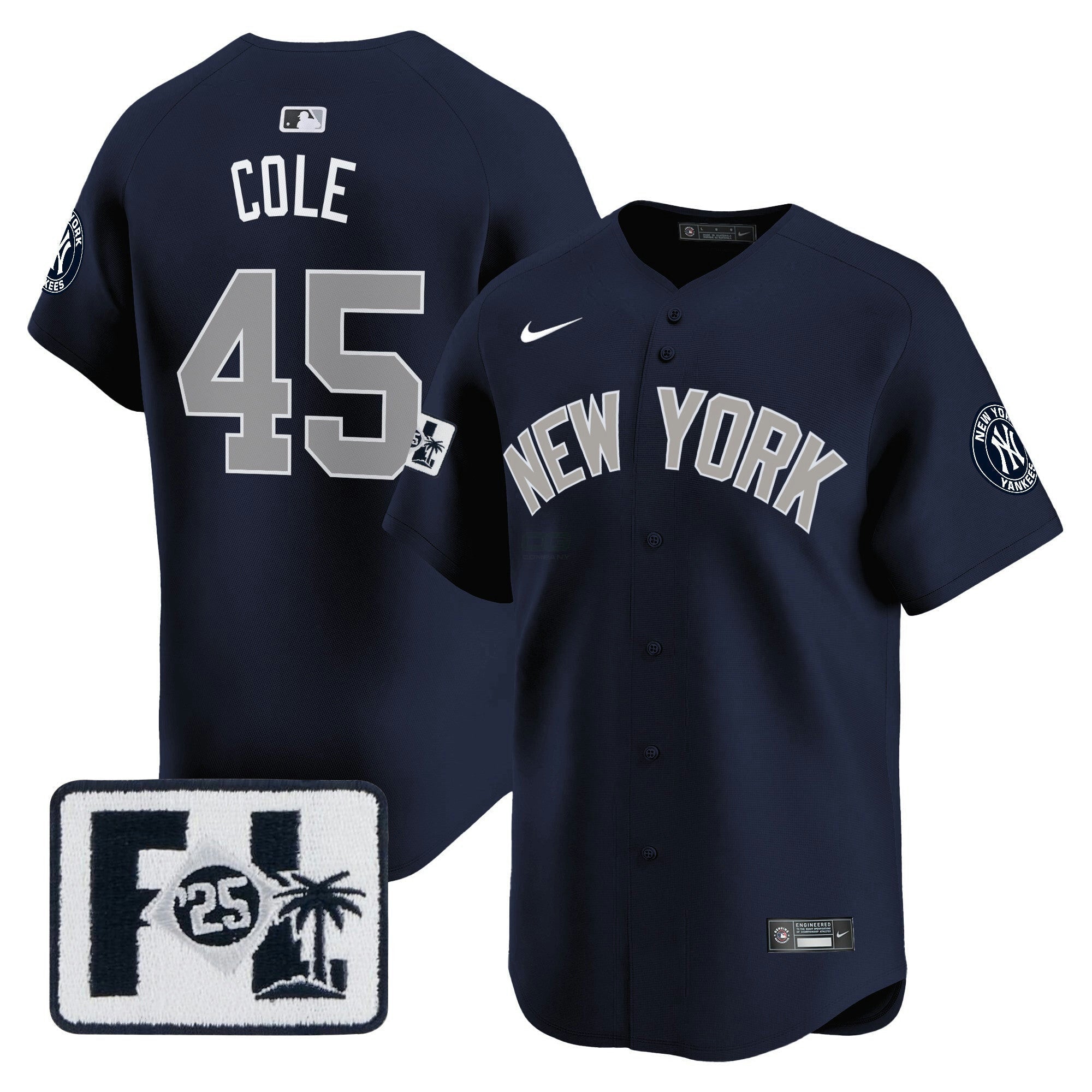 Camisa MLB Men’s New York 2025 Spring Training Patch Vapor Premier Limited Jersey