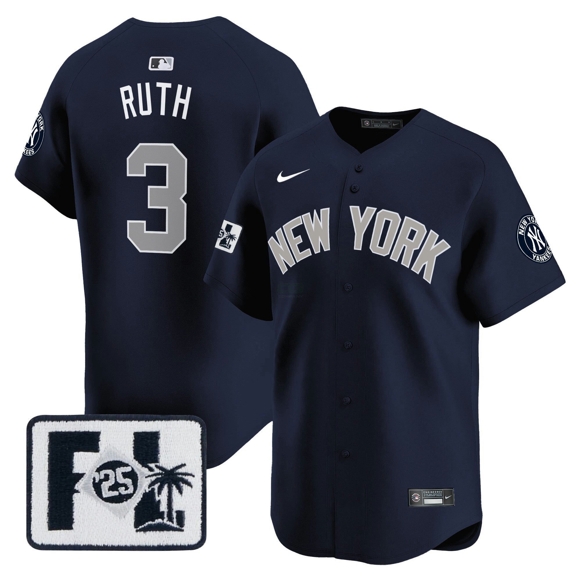 Camisa MLB Men’s New York 2025 Spring Training Patch Vapor Premier Limited Jersey