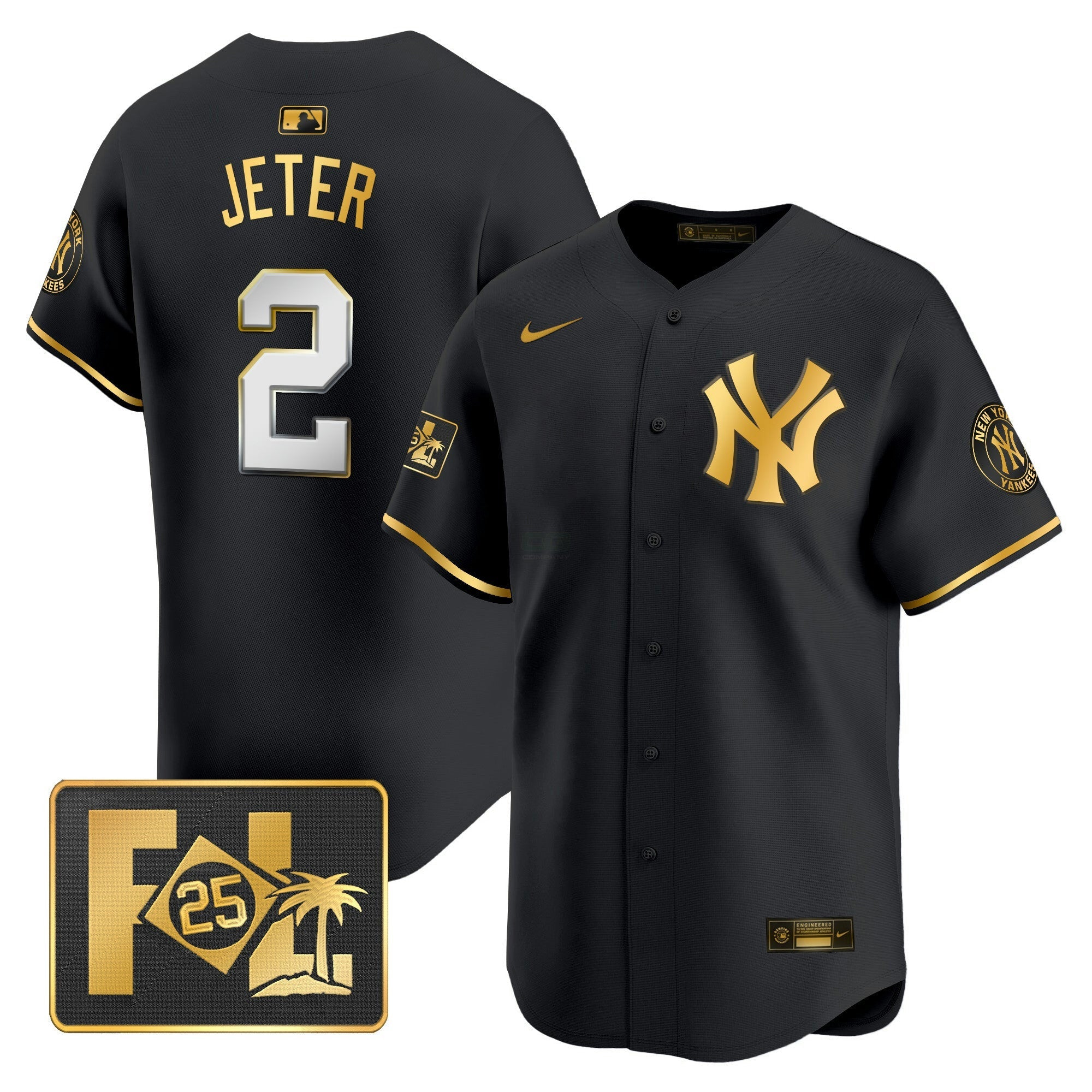 Camisa MLB Men’s New York 2025 Spring Training Patch Vapor Premier Limited Jersey
