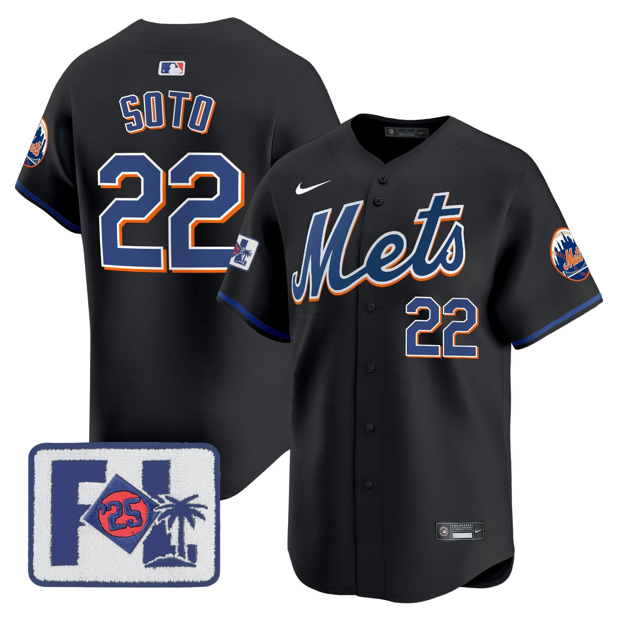 Camisa MLB Men’s New York 2025 Spring Training Patch Vapor Premier Limited Jersey