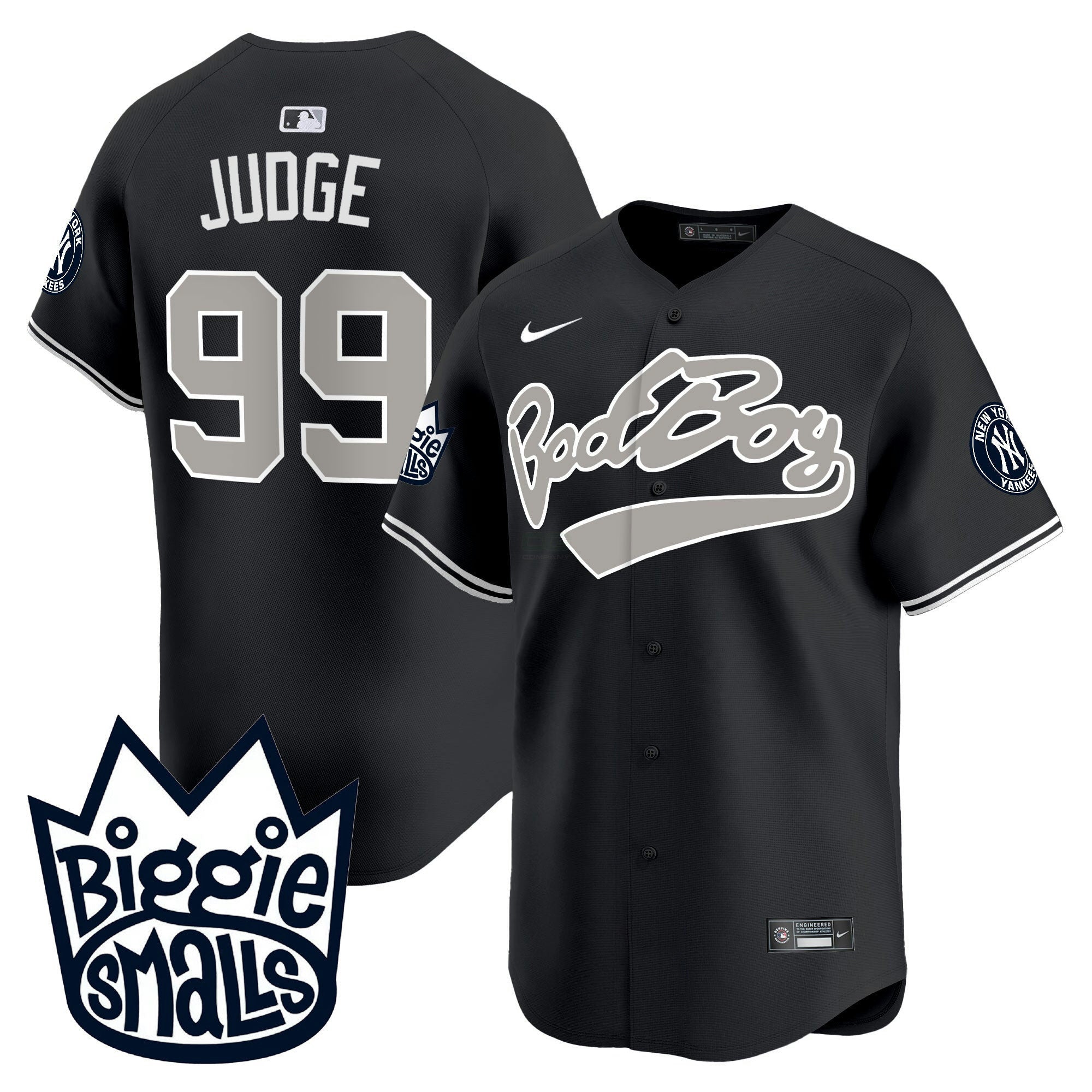 Camisa MLB Men’s New York Biggie Smalls Vapor Premier Limited Jersey