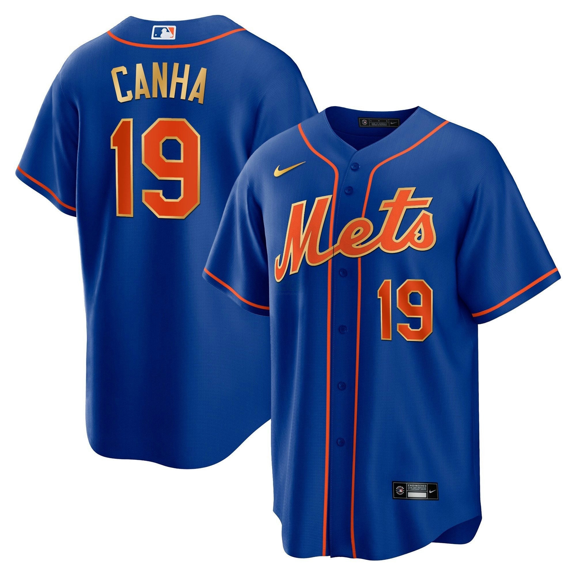 Camisa MLB Men’s New York Gold Trim Jersey