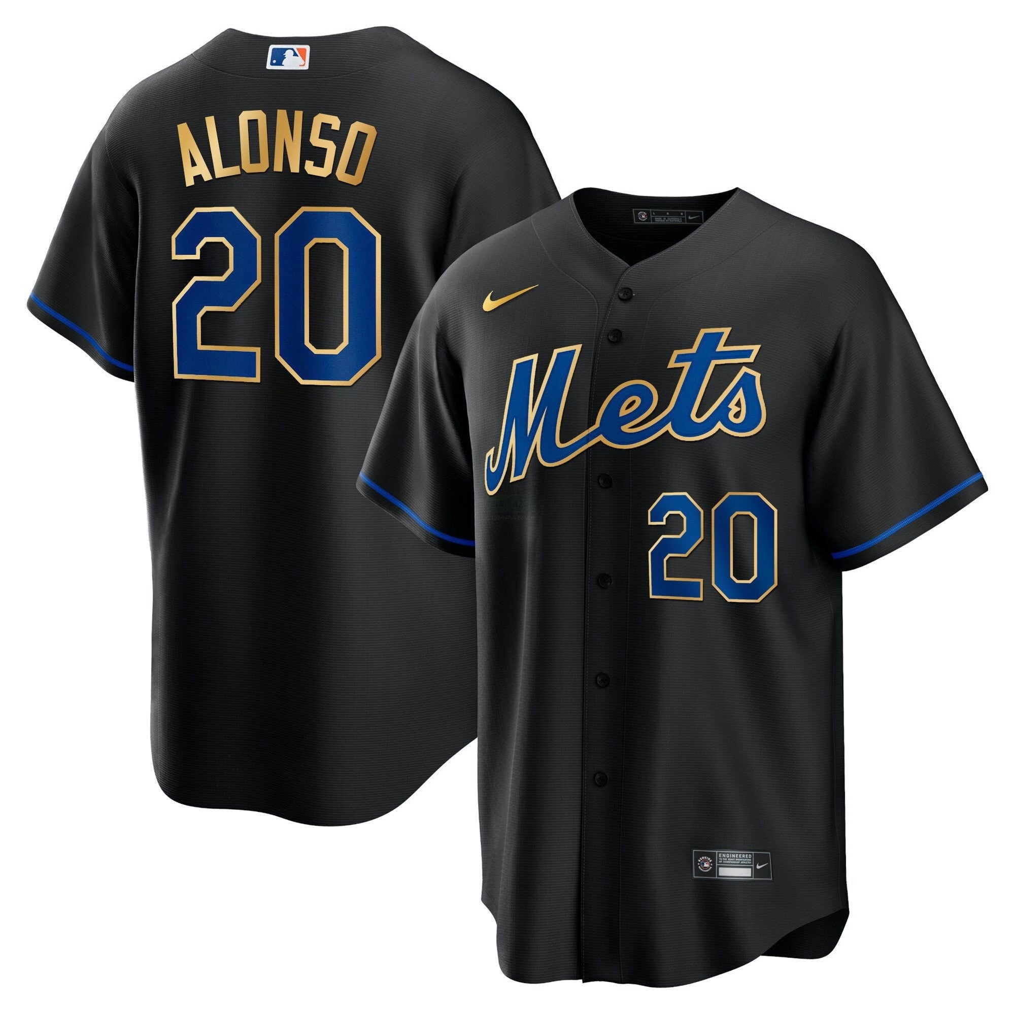 Camisa MLB Men’s New York Gold Trim Jersey