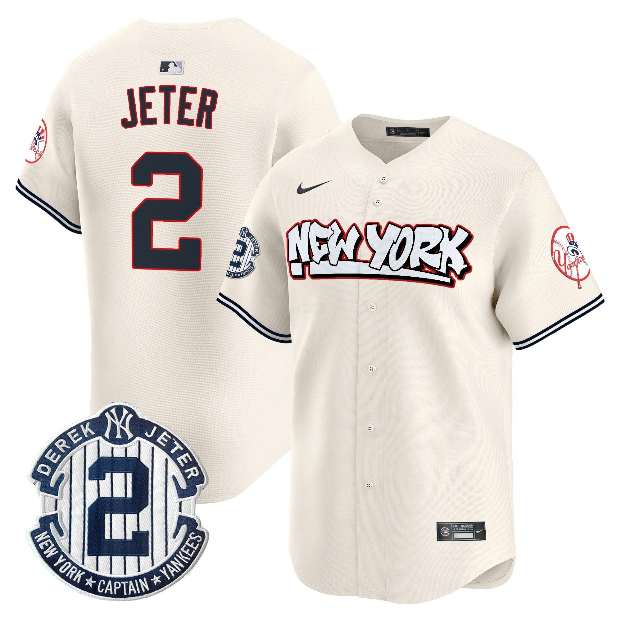 Camisa MLB Men’s New York Graffiti Vapor Premier Limited Jersey V2