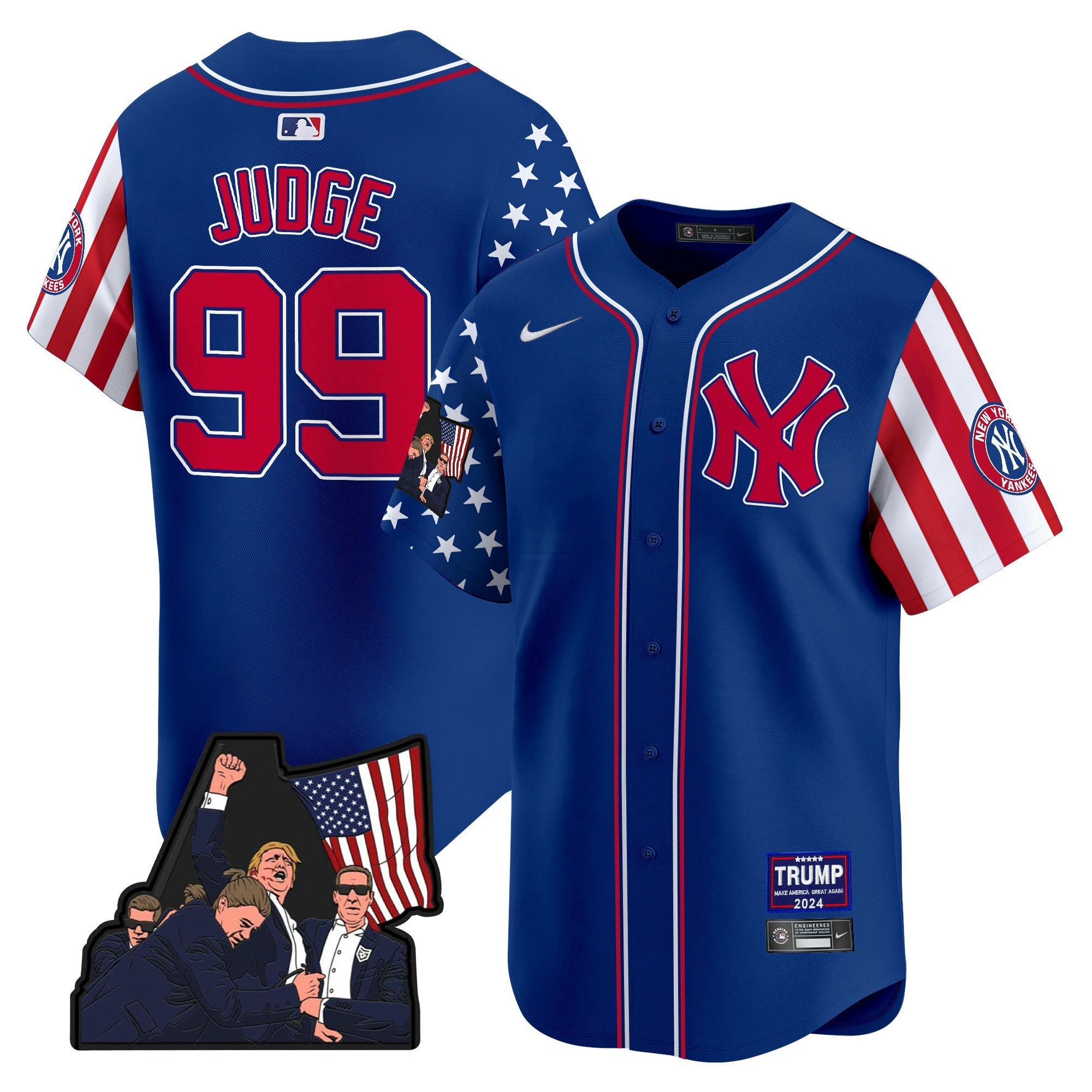 Camisa MLB Men’s New York Make American Great Again Vapor Premier Limited Jersey