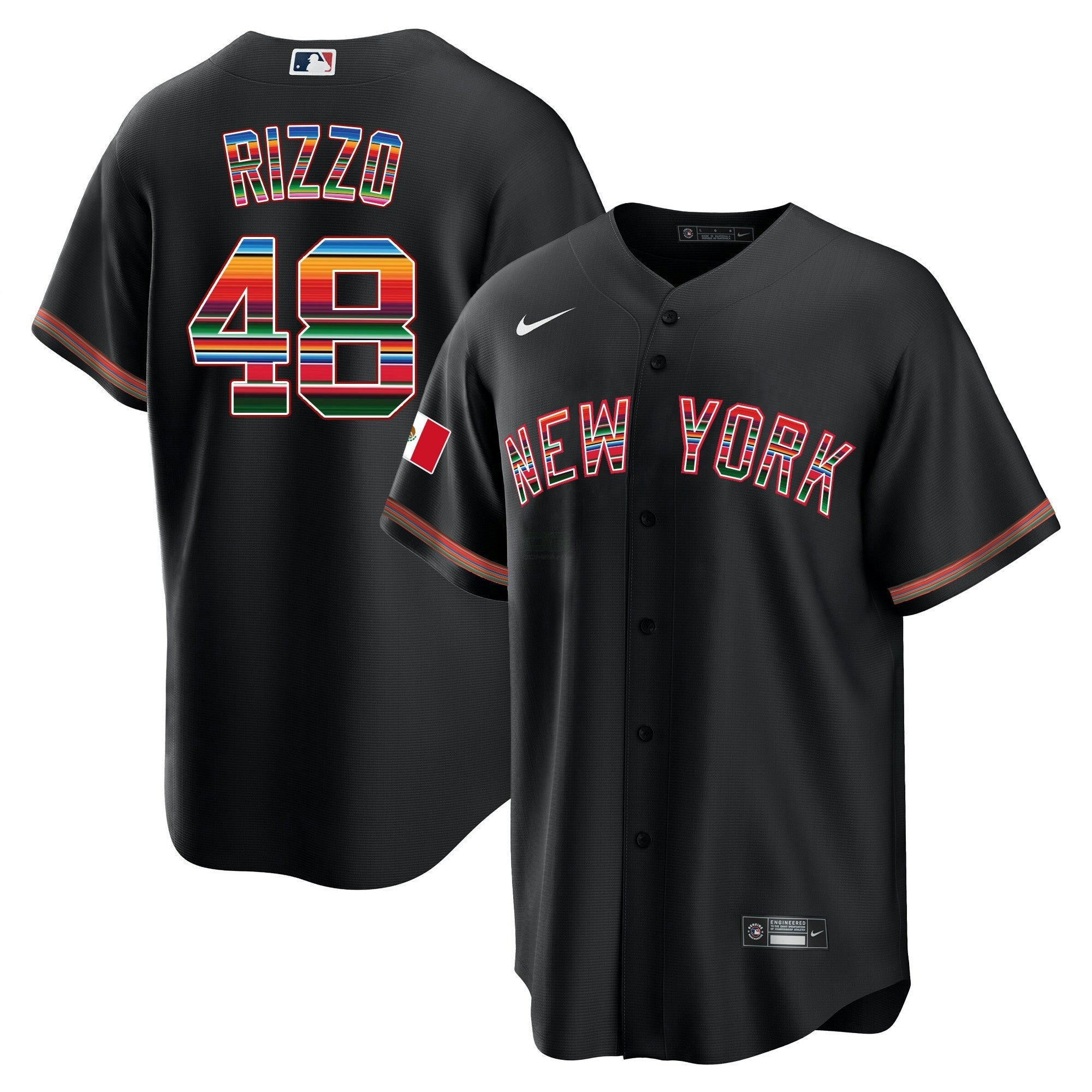 Camisa MLB Men’s New York Mexico Cool Base Jersey