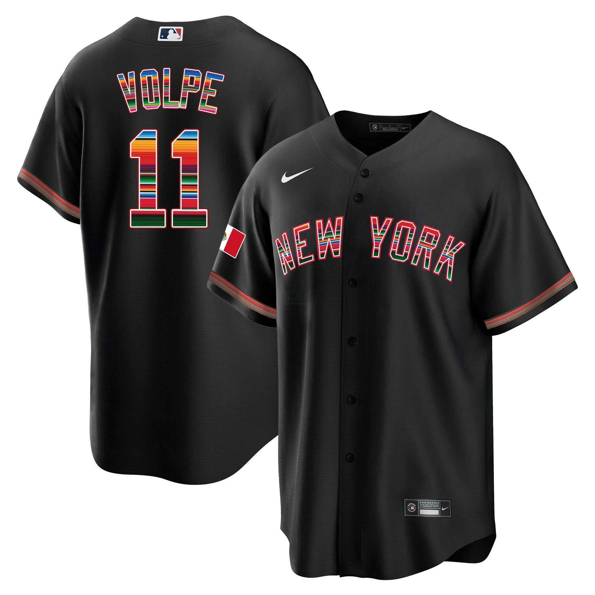 Camisa MLB Men’s New York Mexico Cool Base Jersey