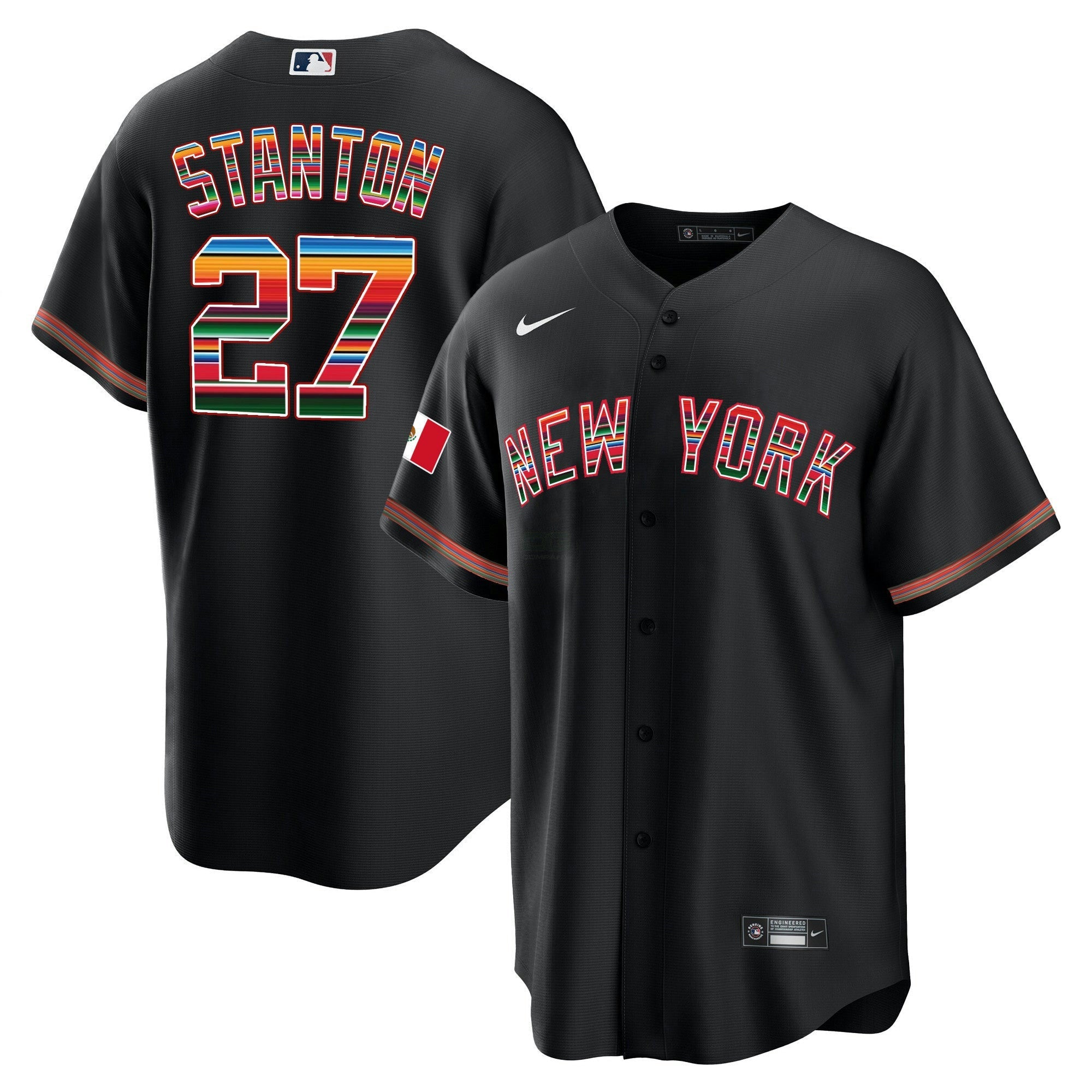Camisa MLB Men’s New York Mexico Cool Base Jersey