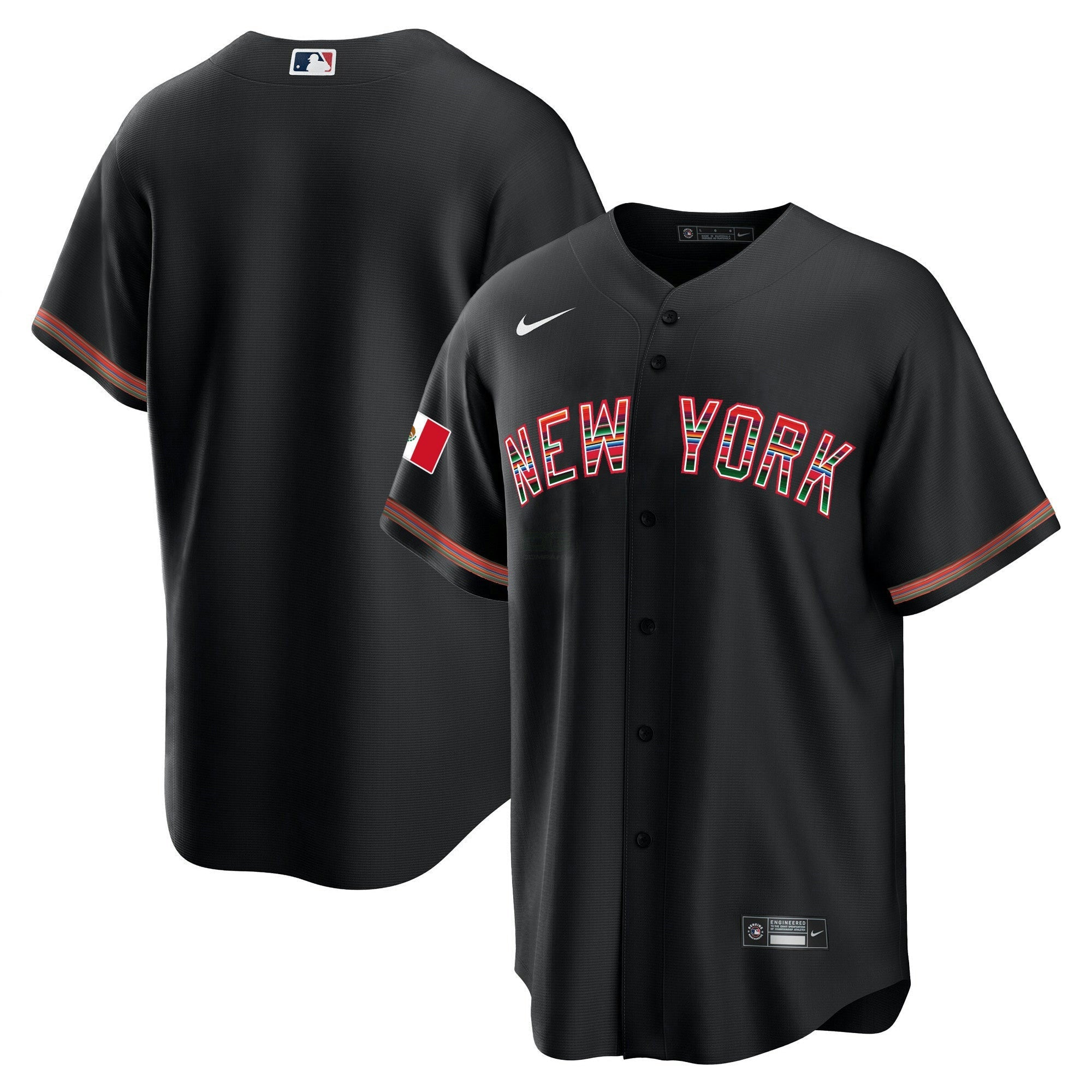 Camisa MLB Men’s New York Mexico Cool Base Jersey