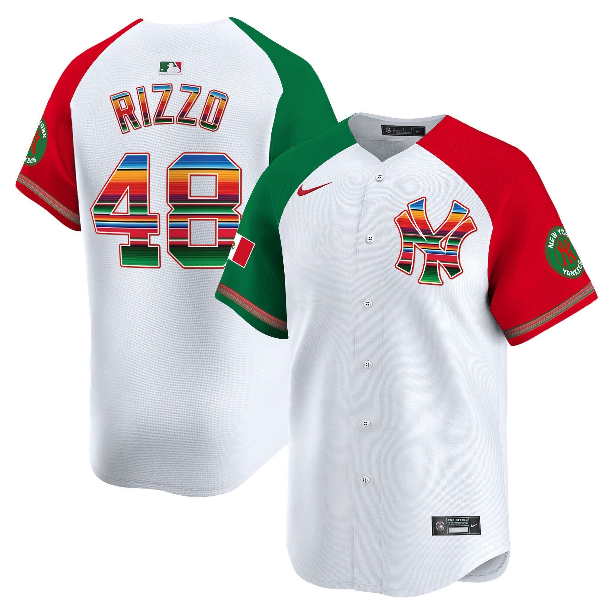 Camisa MLB Men’s New York Mexico Vapor Premier Limited Jersey